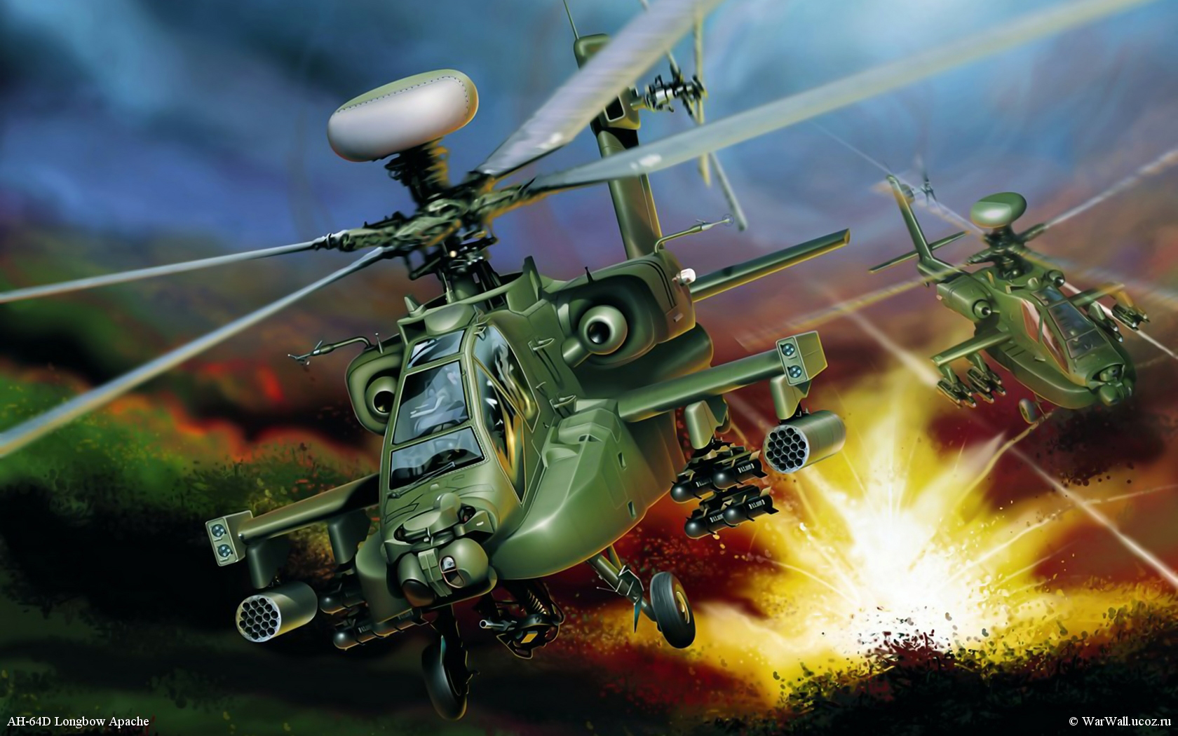 рисунок 863 AH-64D Apache Longbow