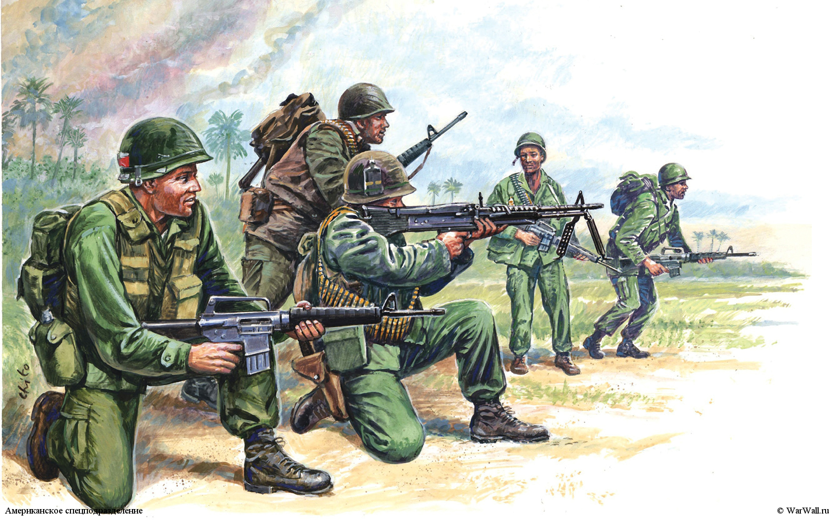 рисунок 6078 Спецподразделение пехоты США