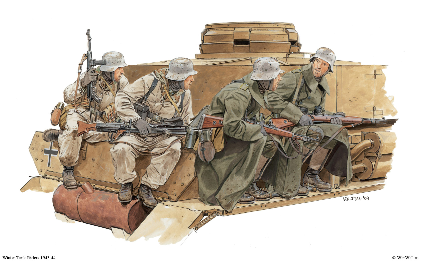 рисунок 6513 Winter Tank Riders