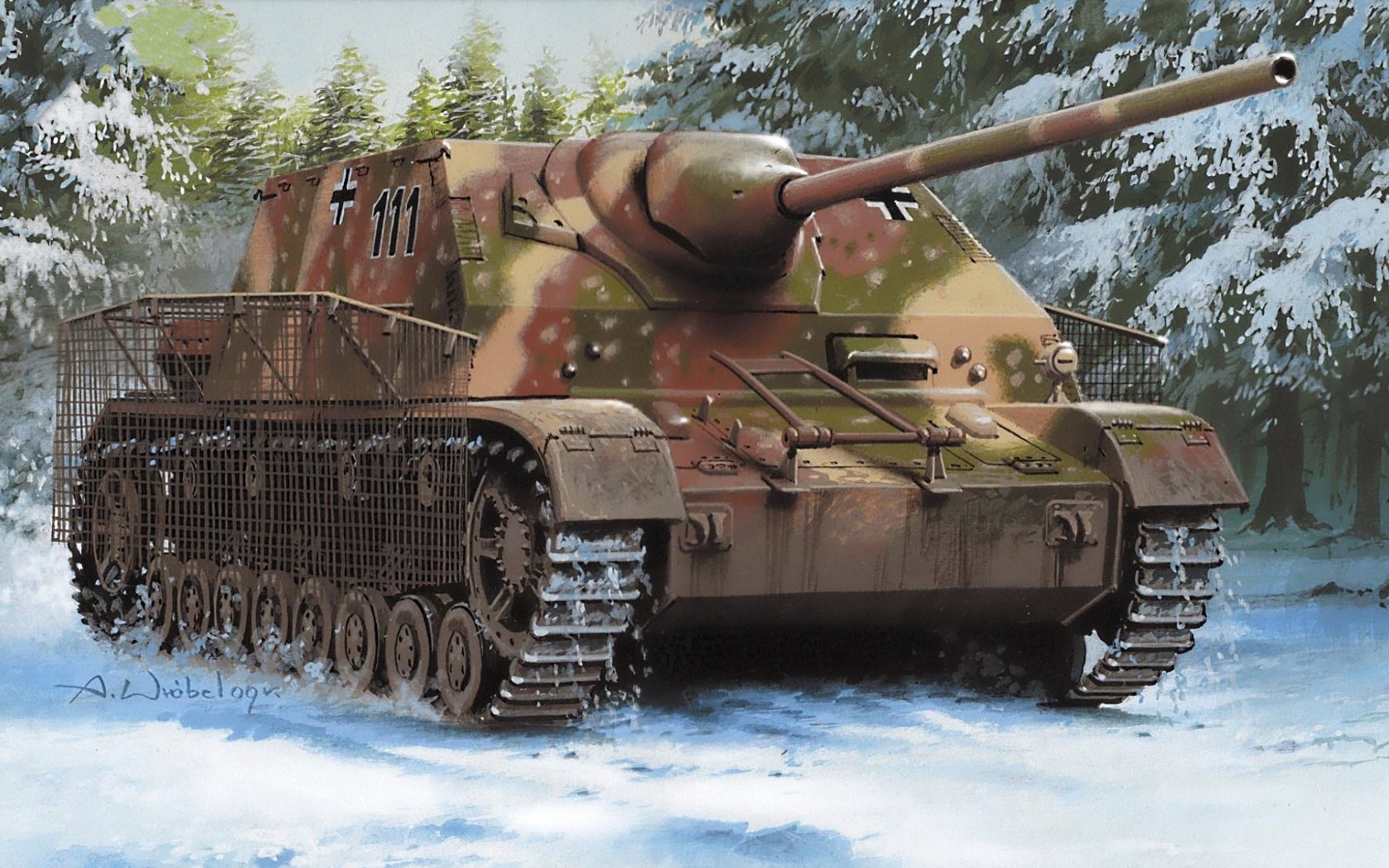 рисунок Panzer IV-70(A)