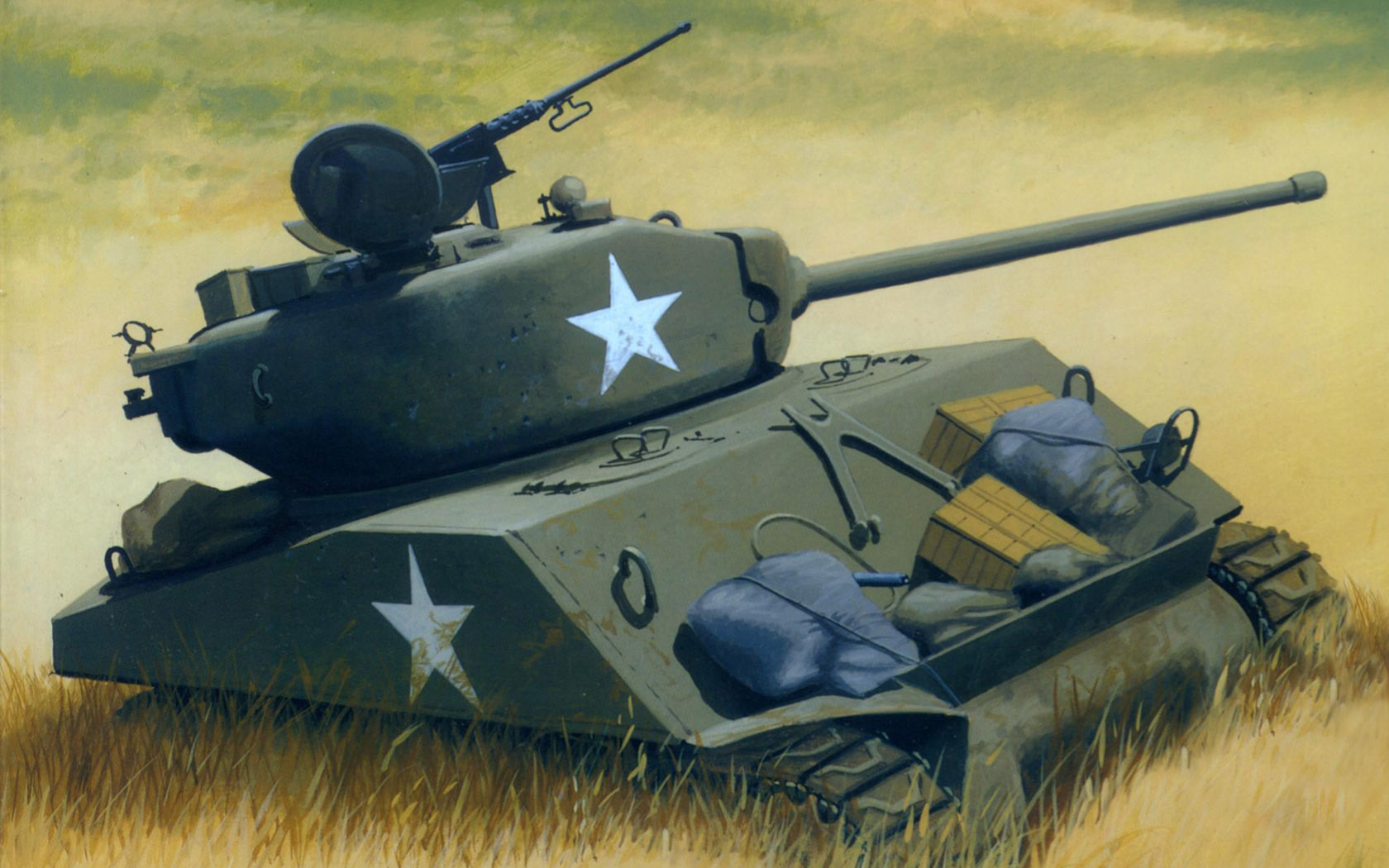 M4a3 76w Шерман арт