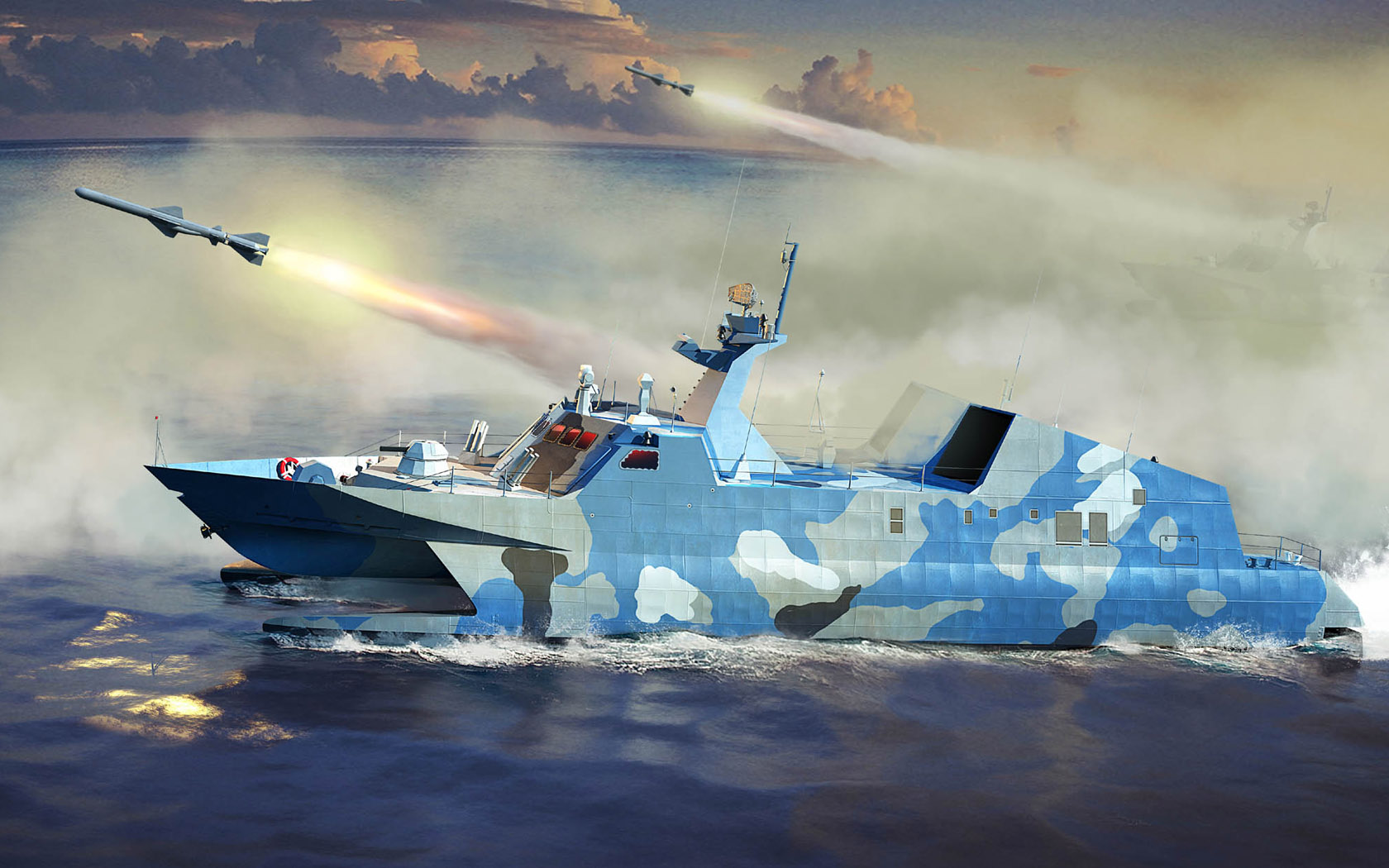 рисунок PLAN Type 22 Missile Boat