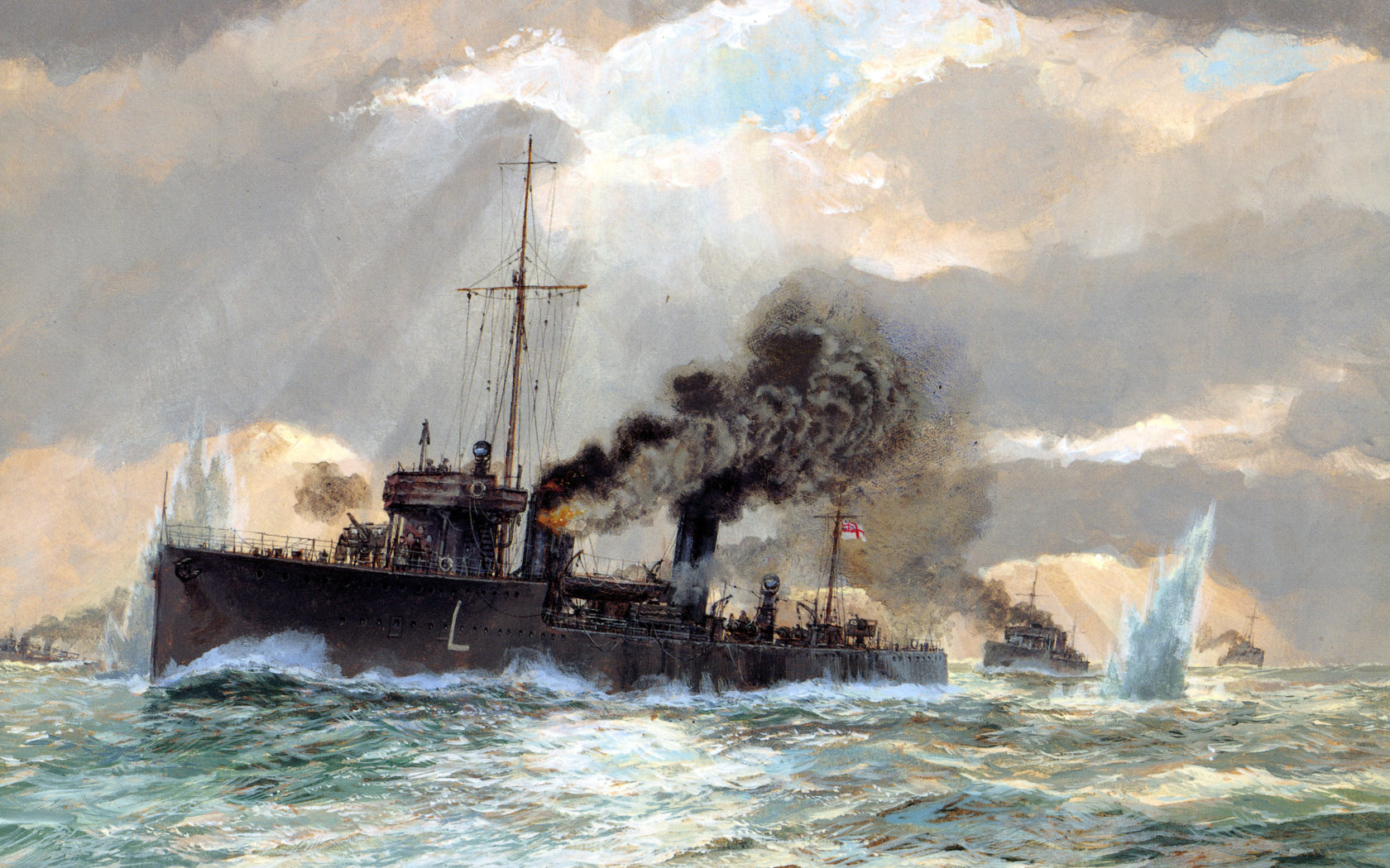 рисунок British Destroyer