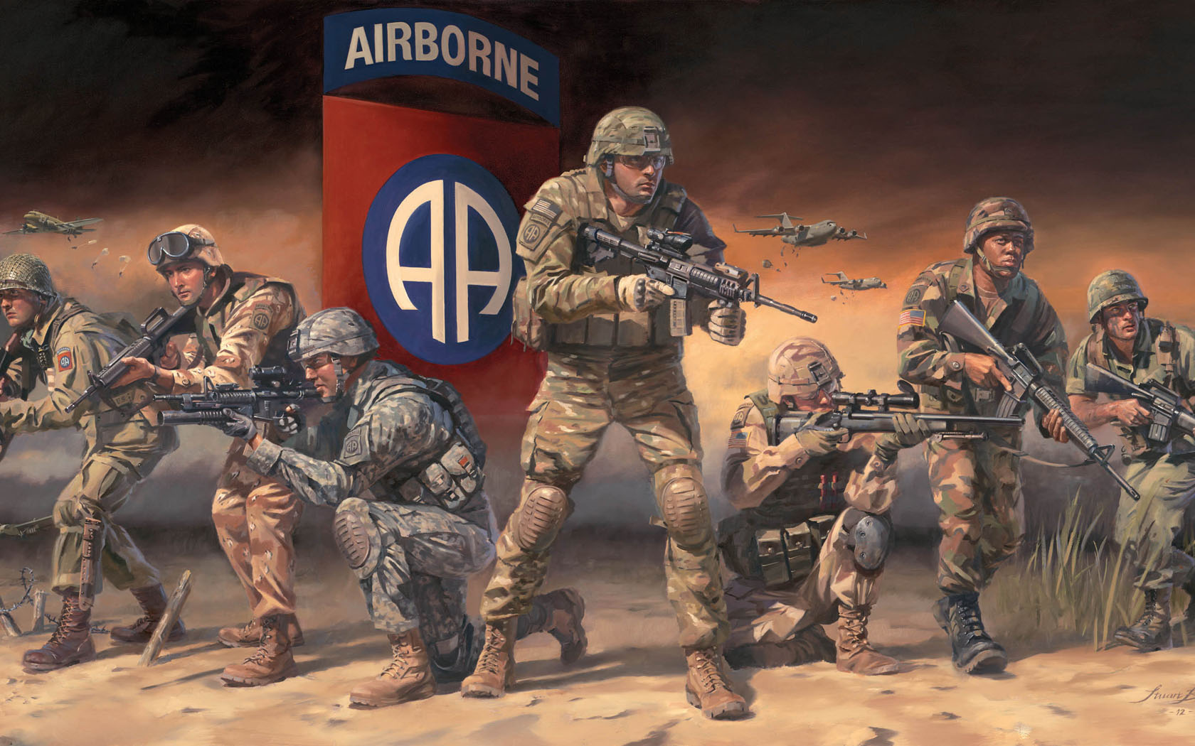 рисунок Airborne.