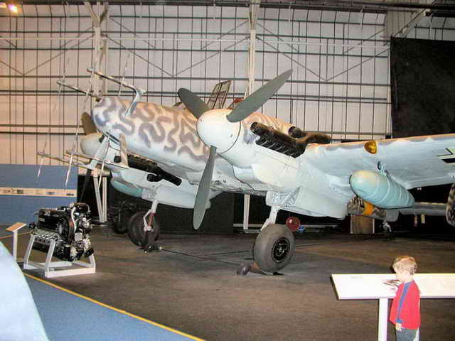 Немецкий истребитель Bf-110G Nachtjager