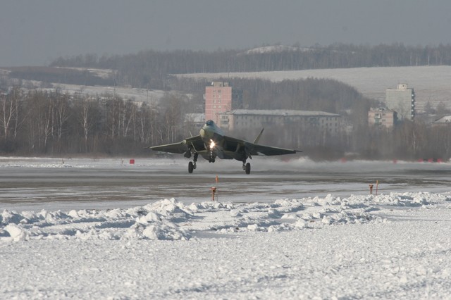 Российский истребитель пятого поколения ПАК ФА Т-50