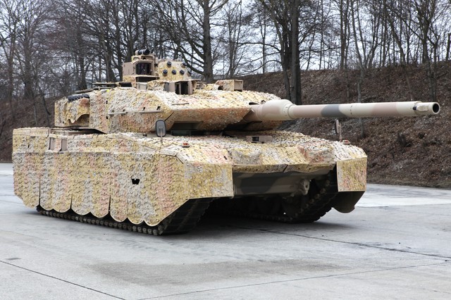 Новейшая модификация танка Леопард - Leopard 2A7+