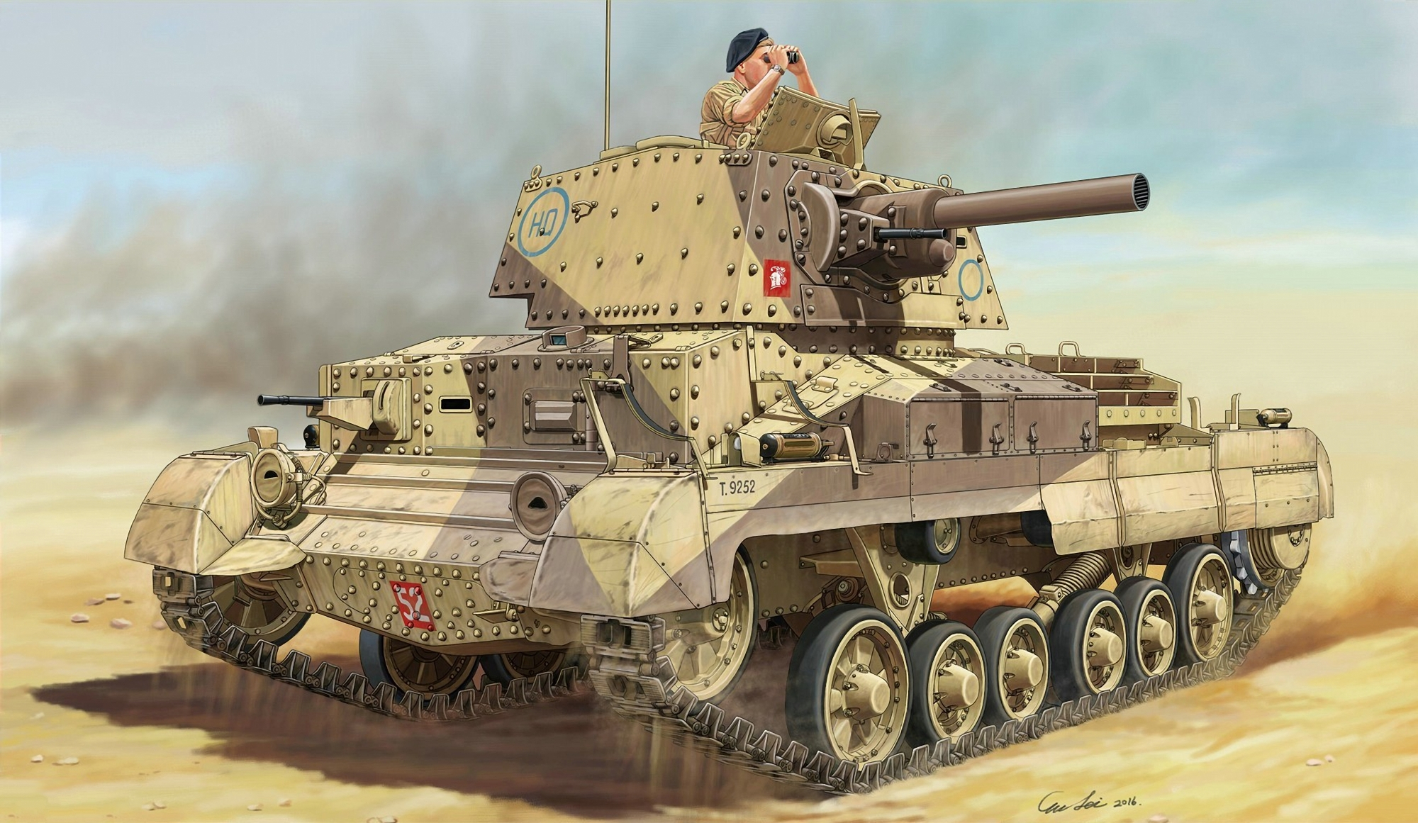 рисунок Cruiser Tank Mk. IICS, A10CS Mk. IA