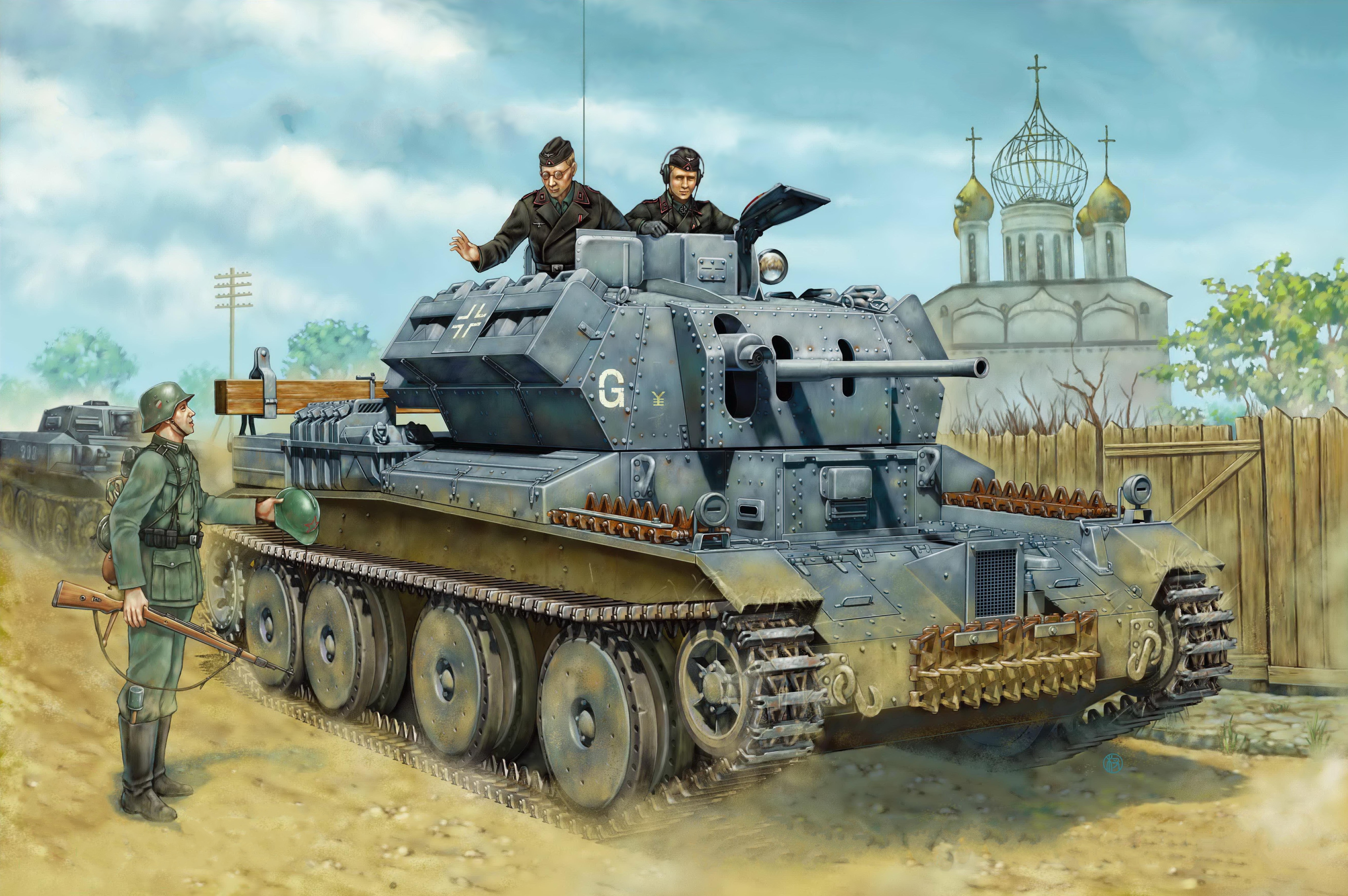 рисунок Panzerkampfwagen Mk IV, 744(E) (A13)