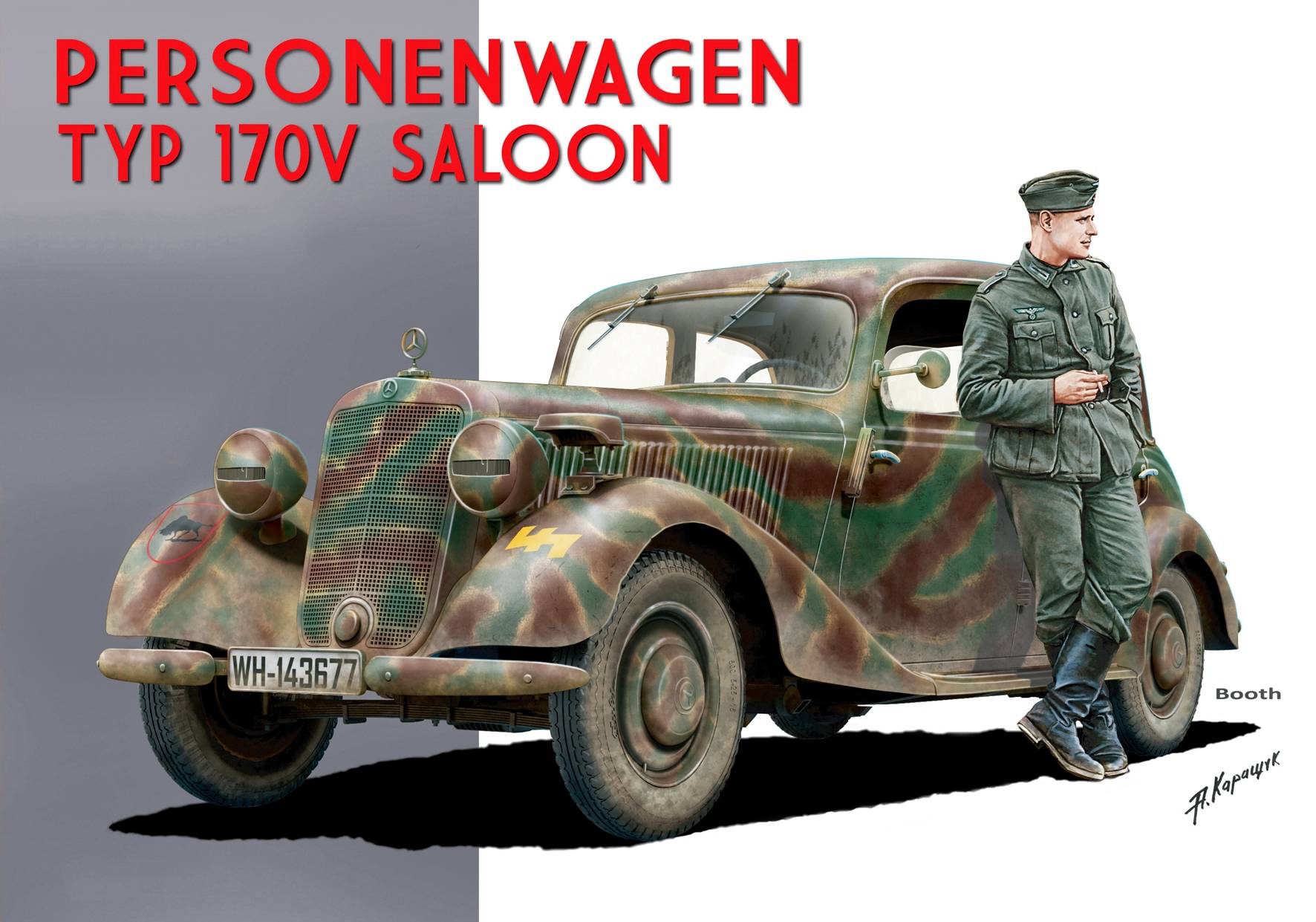 рисунок Personenwagen TYP 170V SALOON