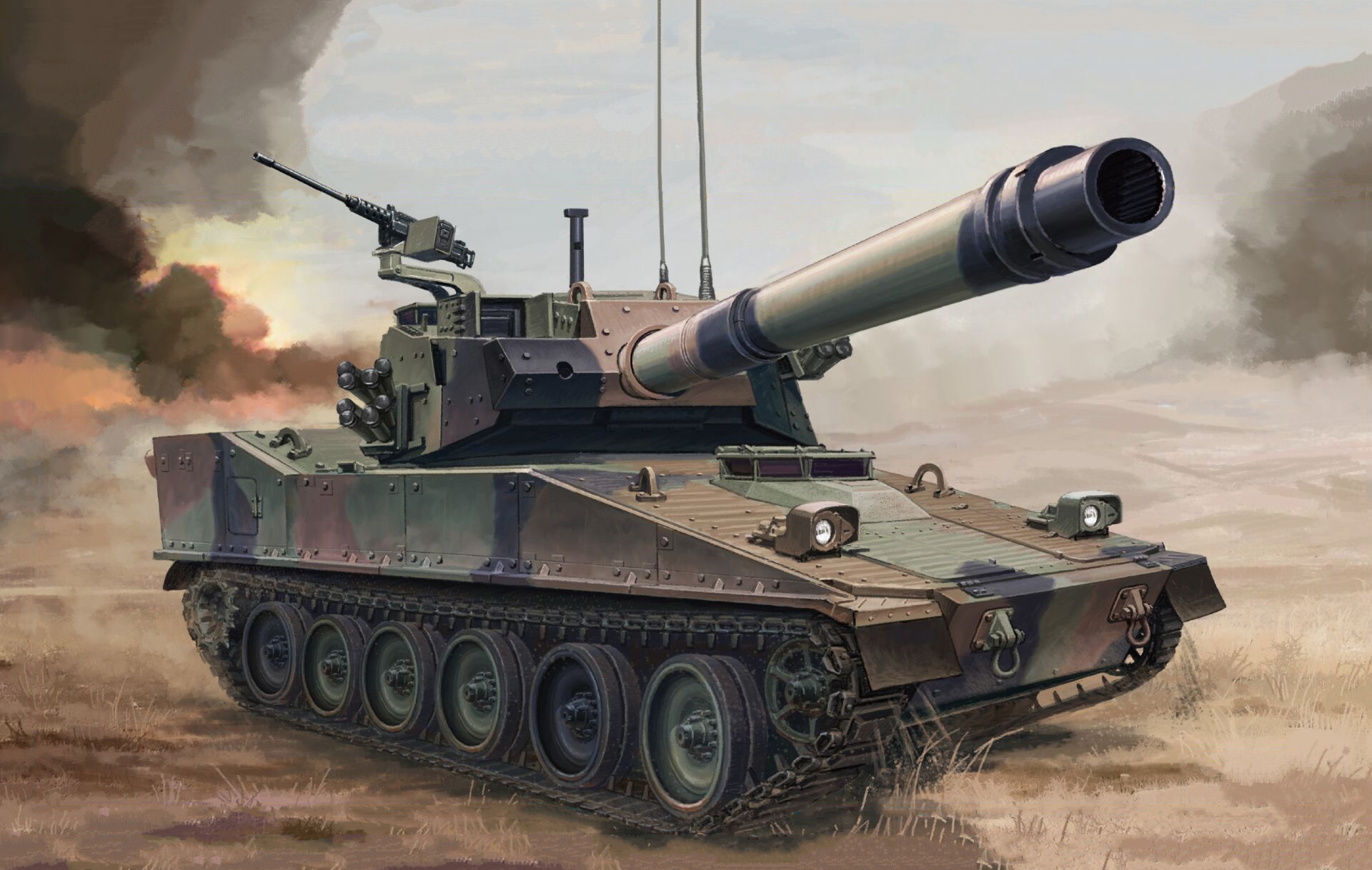 рисунок M8 Armored Gun System