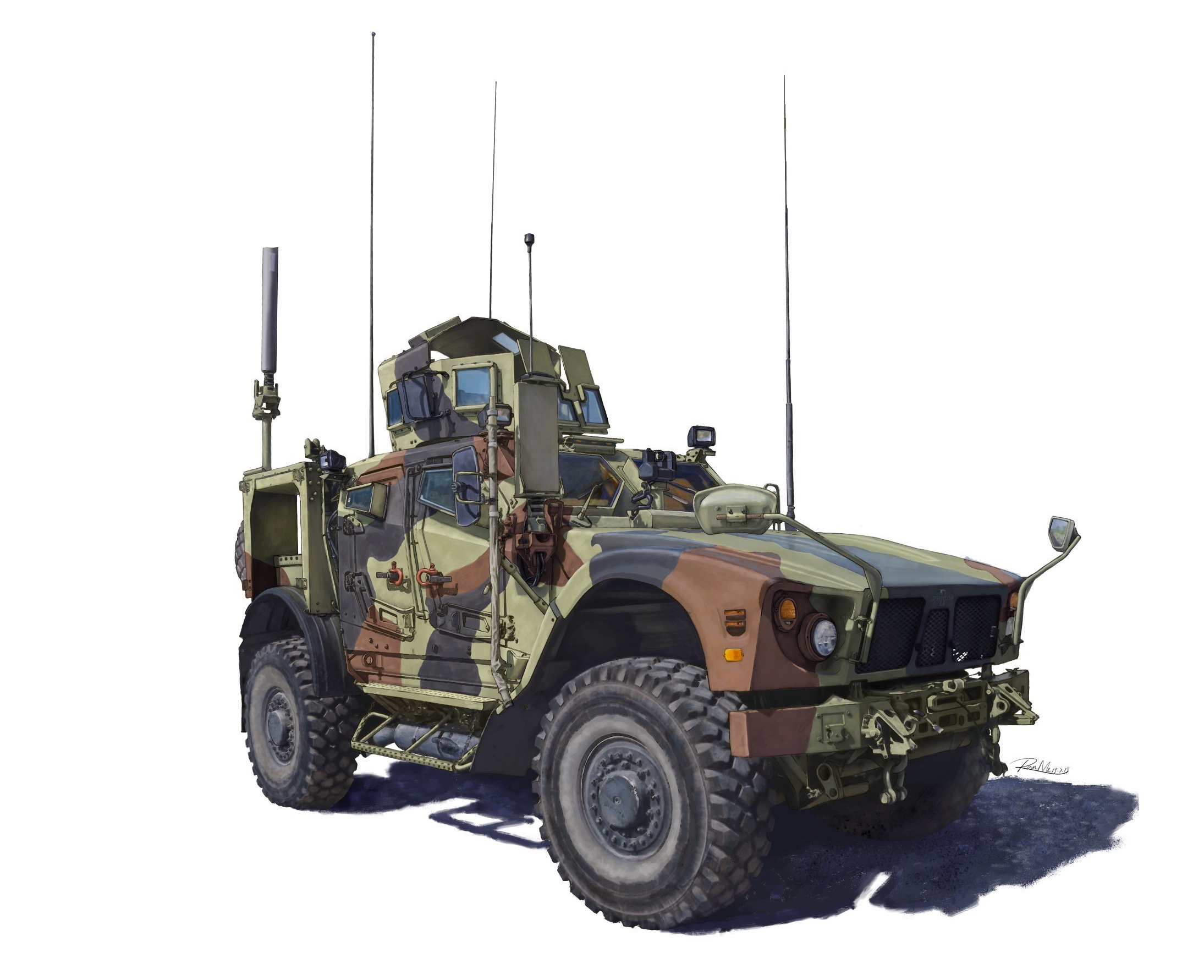 рисунок M1240A1 M-ATV