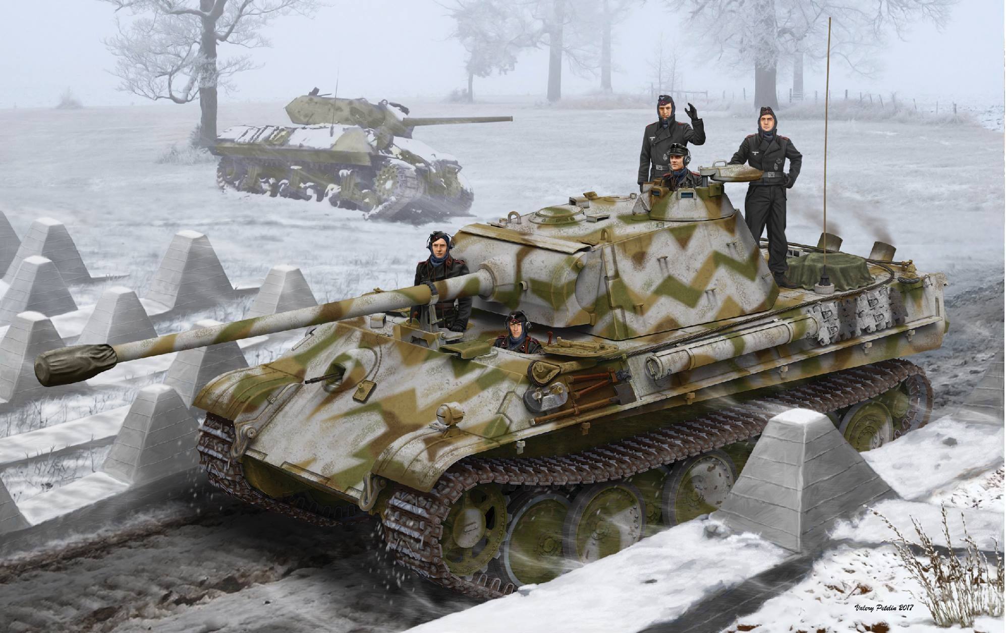 рисунок PanzerKampfwagen Panther Ausf.G (Sd.Kfz.171)