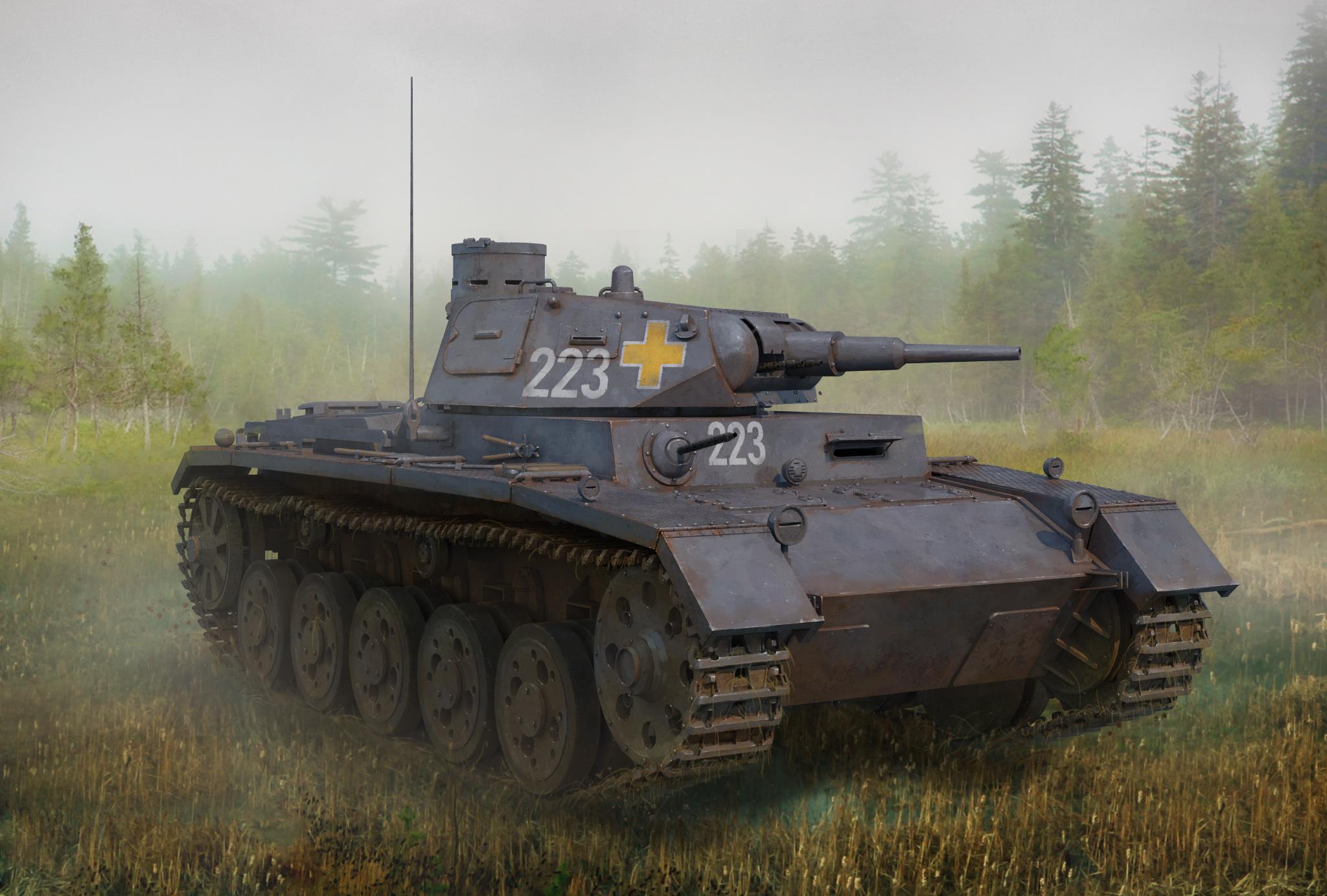 рисунок Panzerkampfwagen III Ausf.A