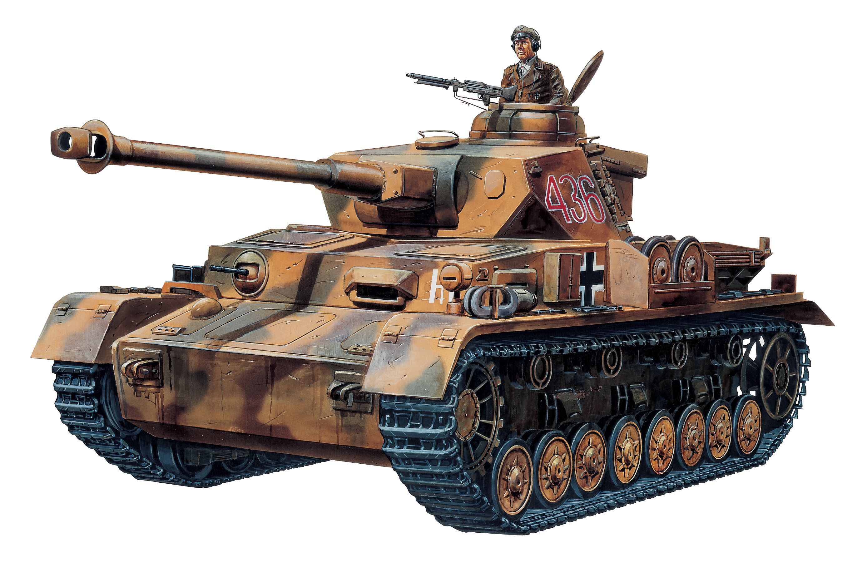 рисунок Panzerkampfwagen IV Ausf.H
