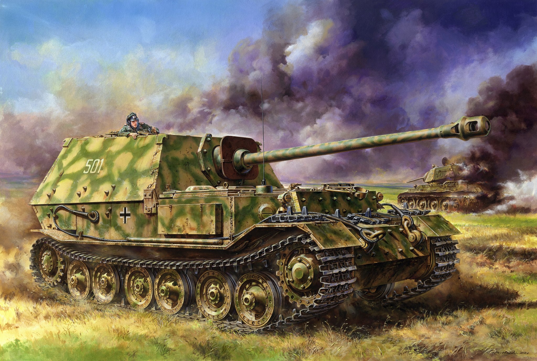 рисунок German Tank Destroyer Ferdinand Sd.Kfz.184