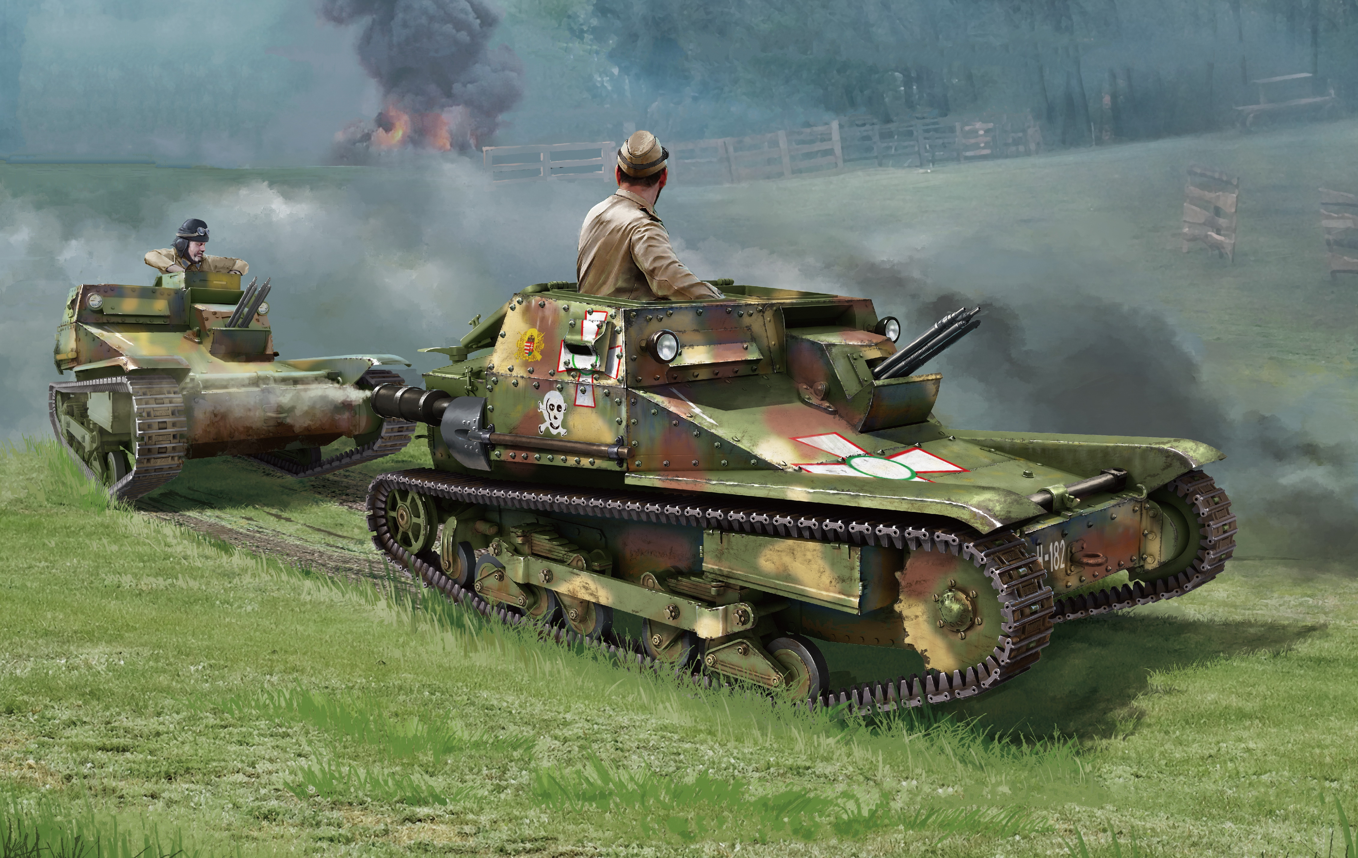 рисунок Hungarian CV-35.M Command Tank