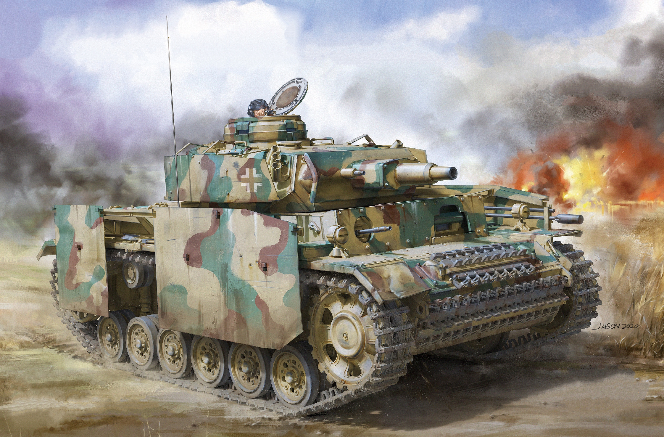 рисунок Pz.Kpfw.III Ausf.N