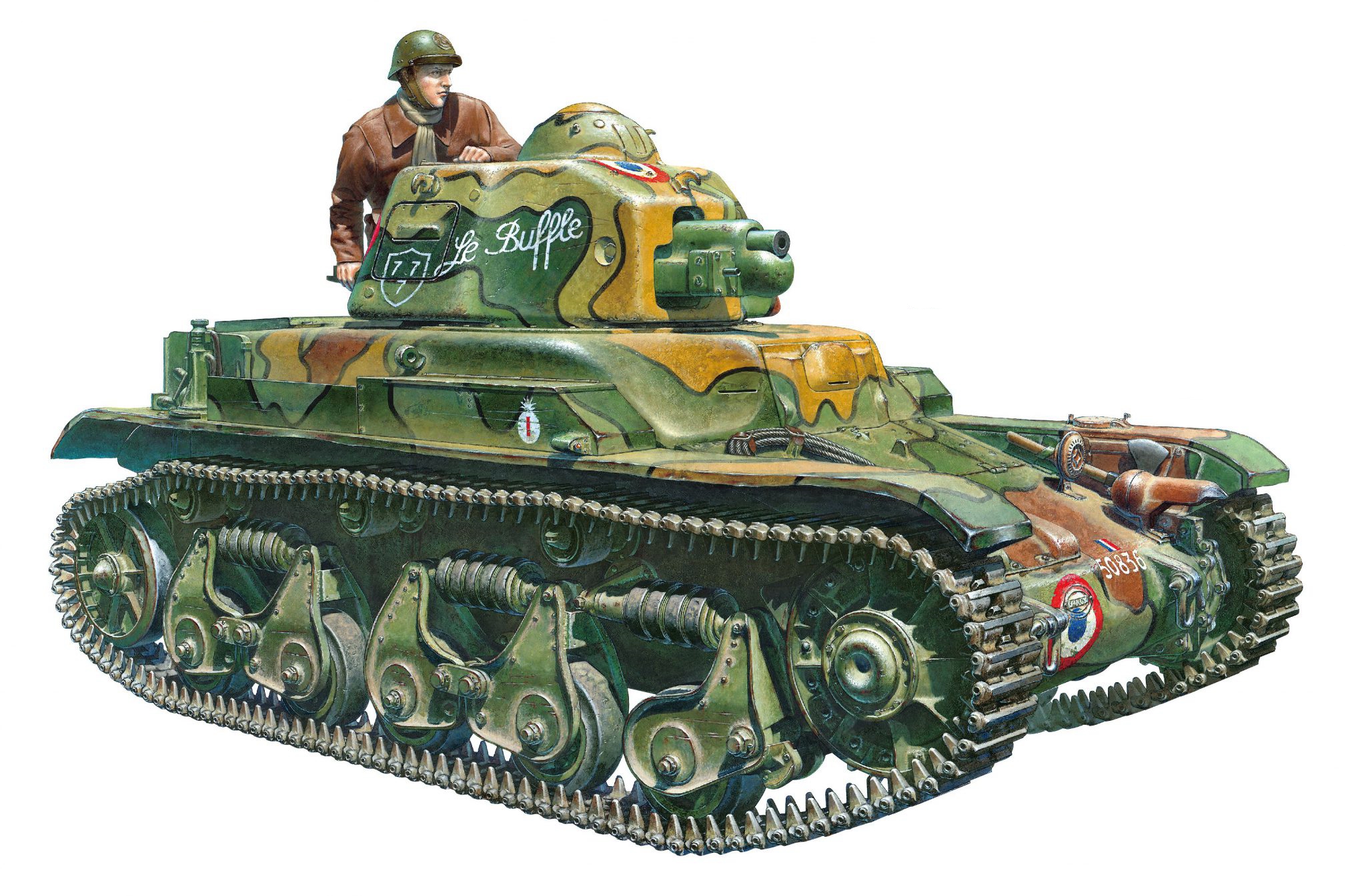 рисунок French Light Tank R35