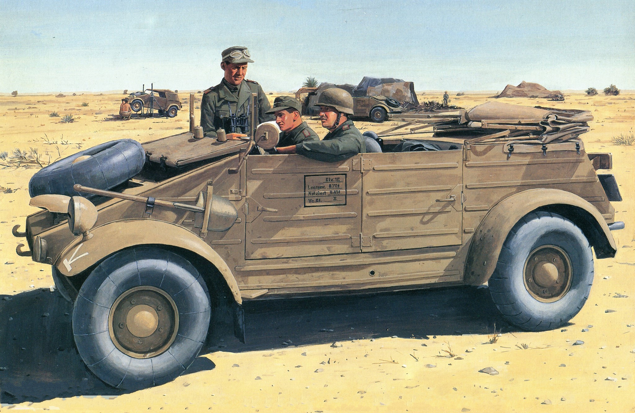 рисунок Kubelwagen Type 82 DAK
