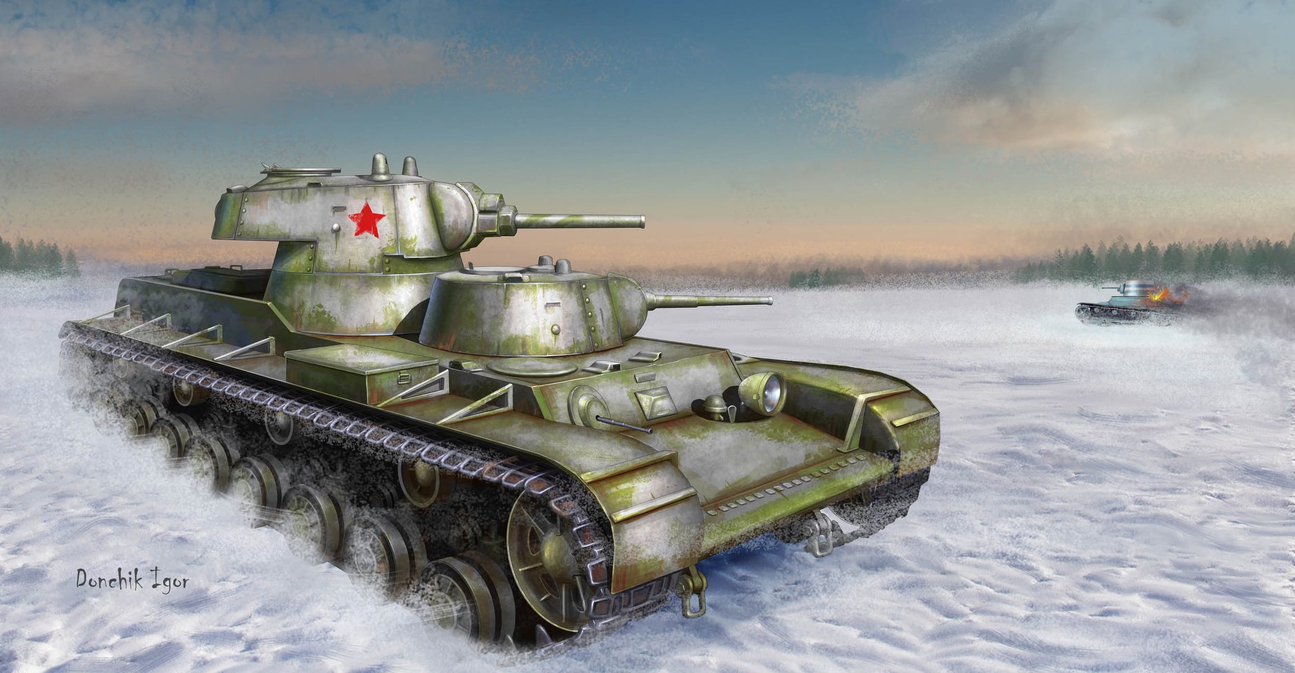 рисунок SMK Soviet Heavy Tank
