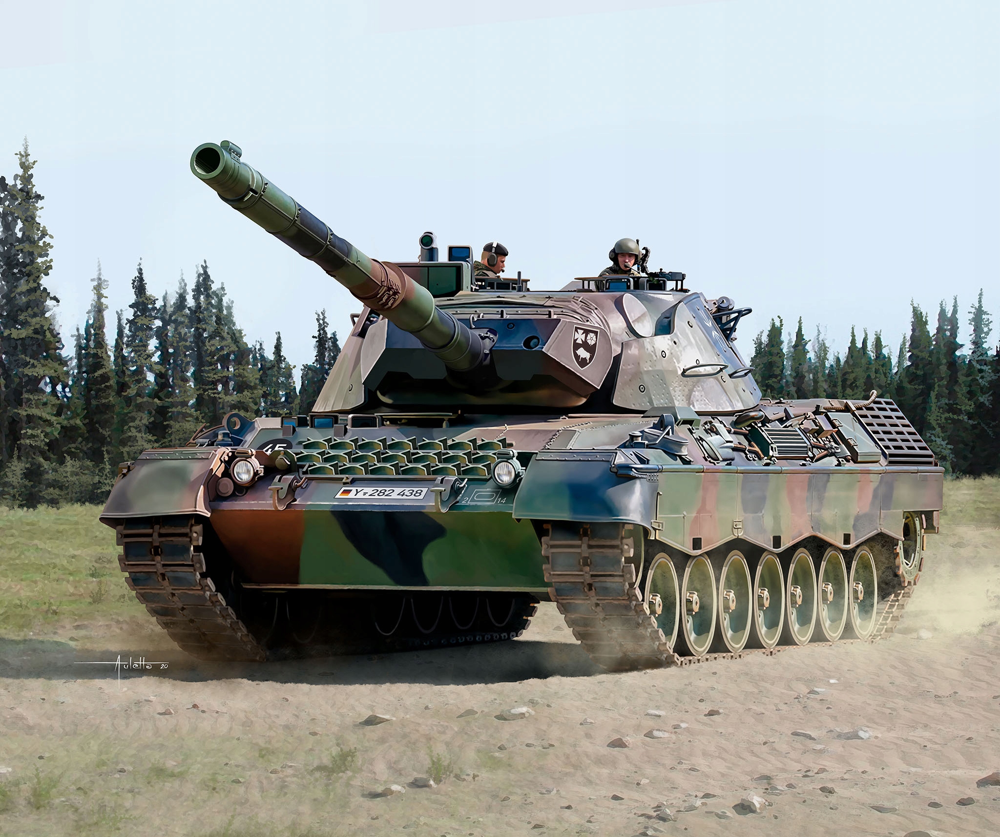 рисунок Leopard 1A5