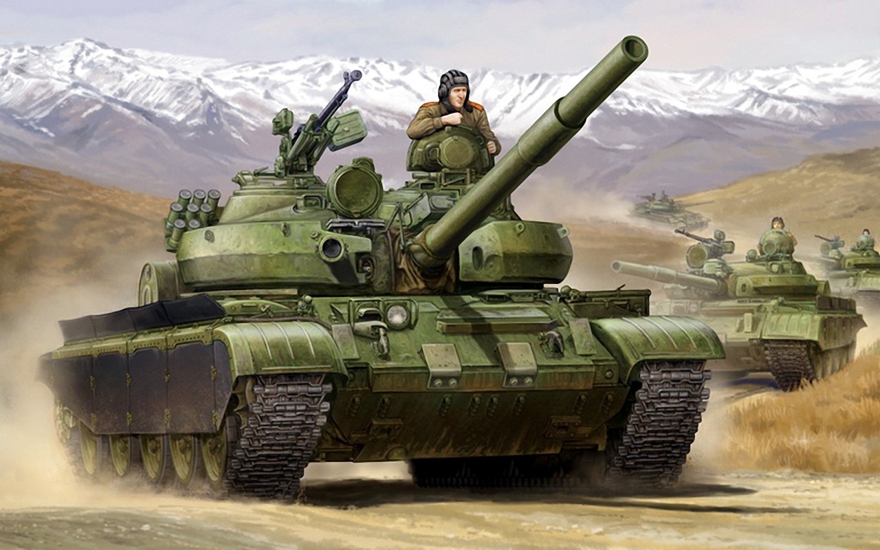 рисунок Советский Т-62