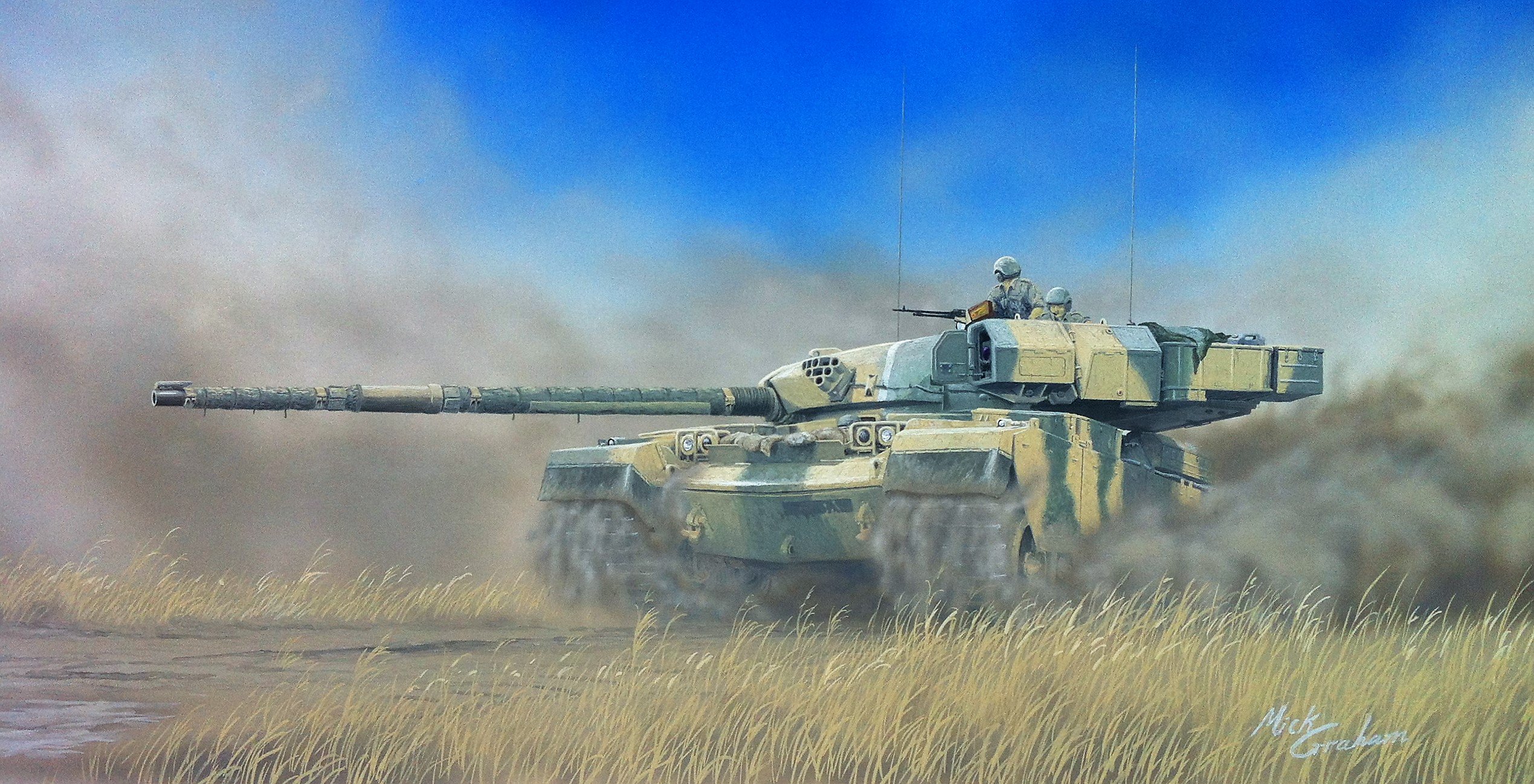 рисунок танк Чифтейн