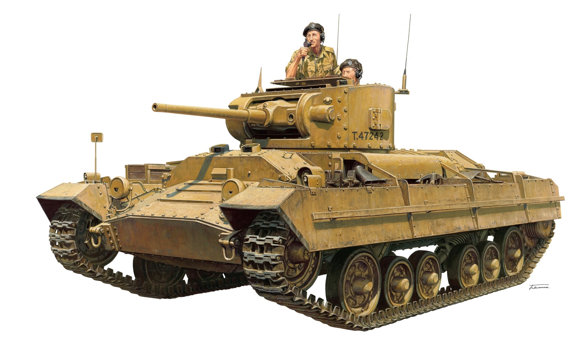 рисунок Infantry Tank Mk. III Valentine Mk. II/IV