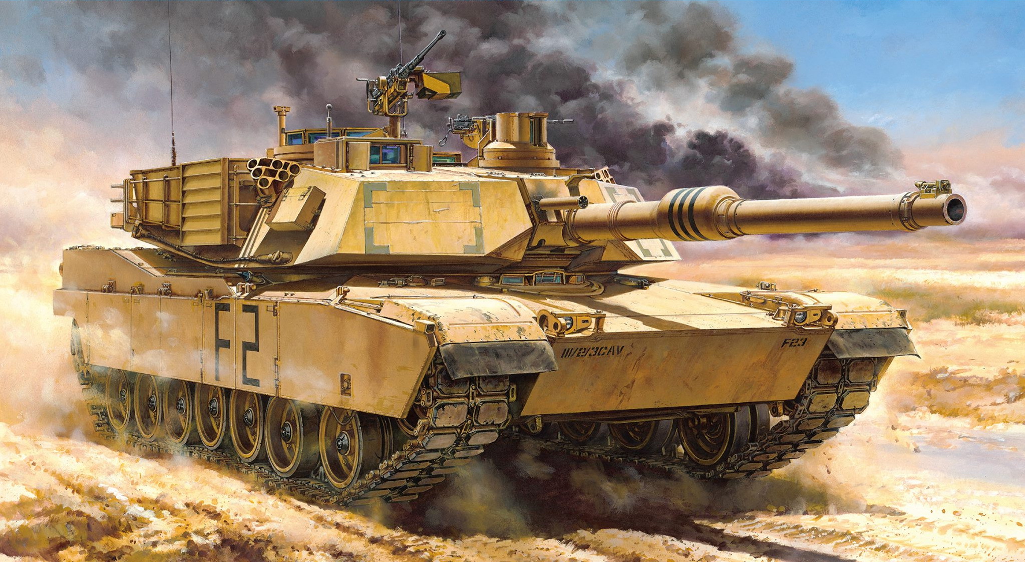 рисунок M1A2 Abrams US Main Battle Tank