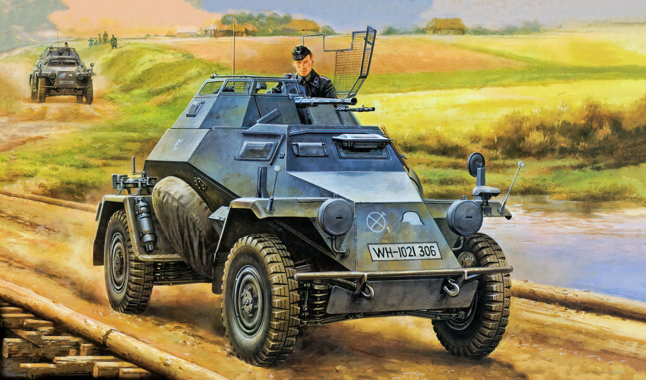 рисунок German Leichter Panzerspahwagen (2cm) Sd.Kfz.222