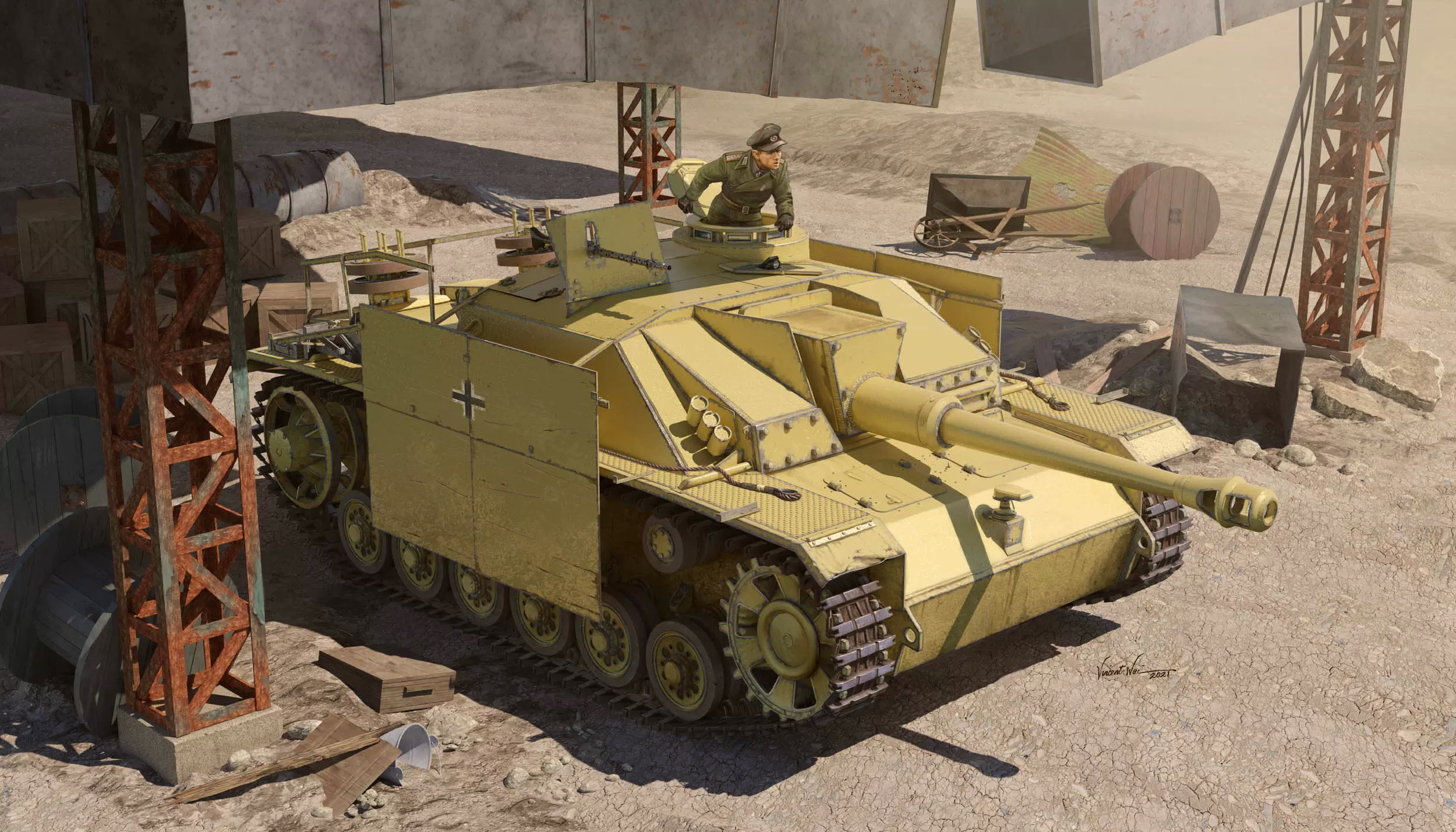 рисунок StuG.III Ausf.G