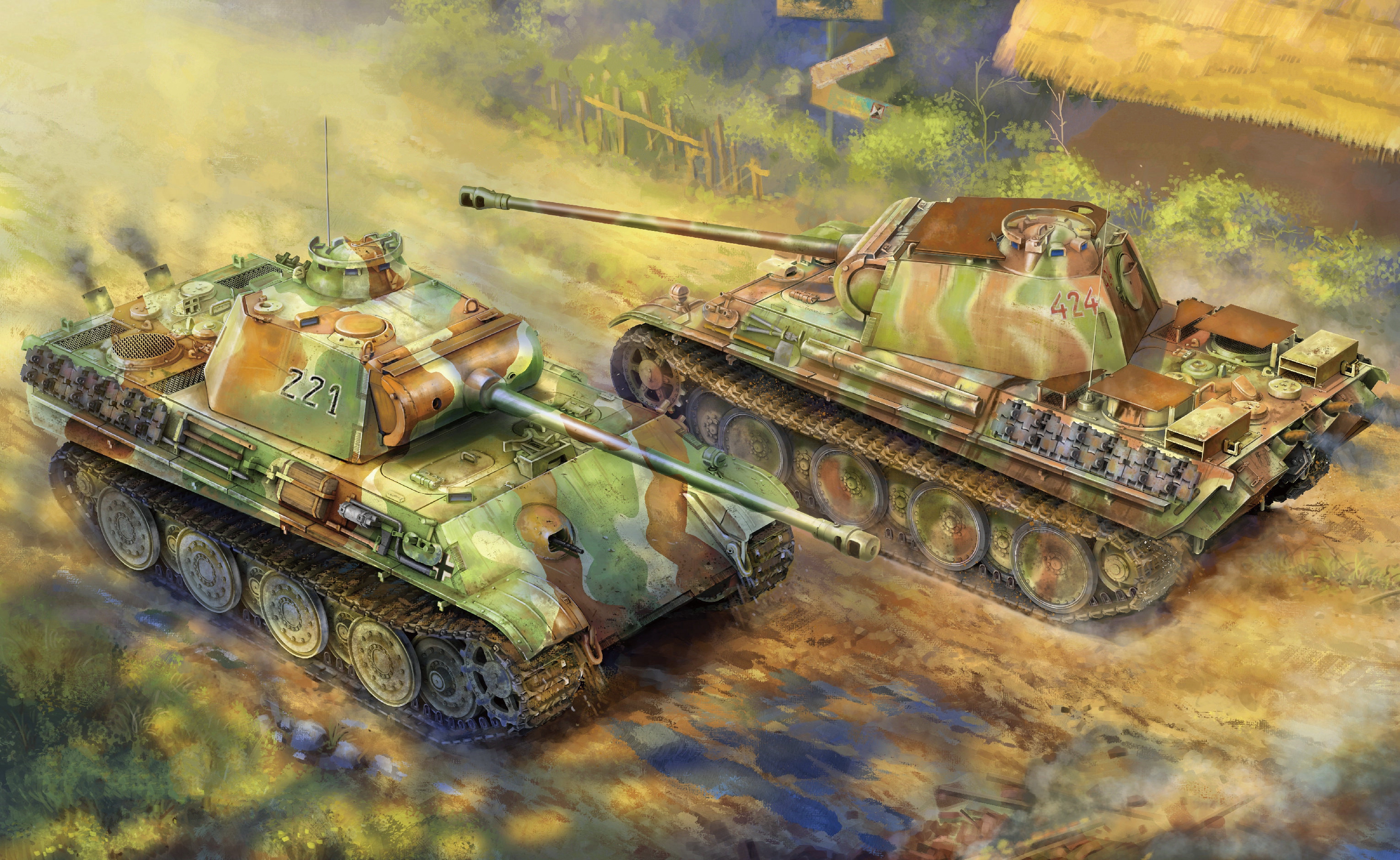 рисунок Pz.Kpfw.V Panther Ausf.G