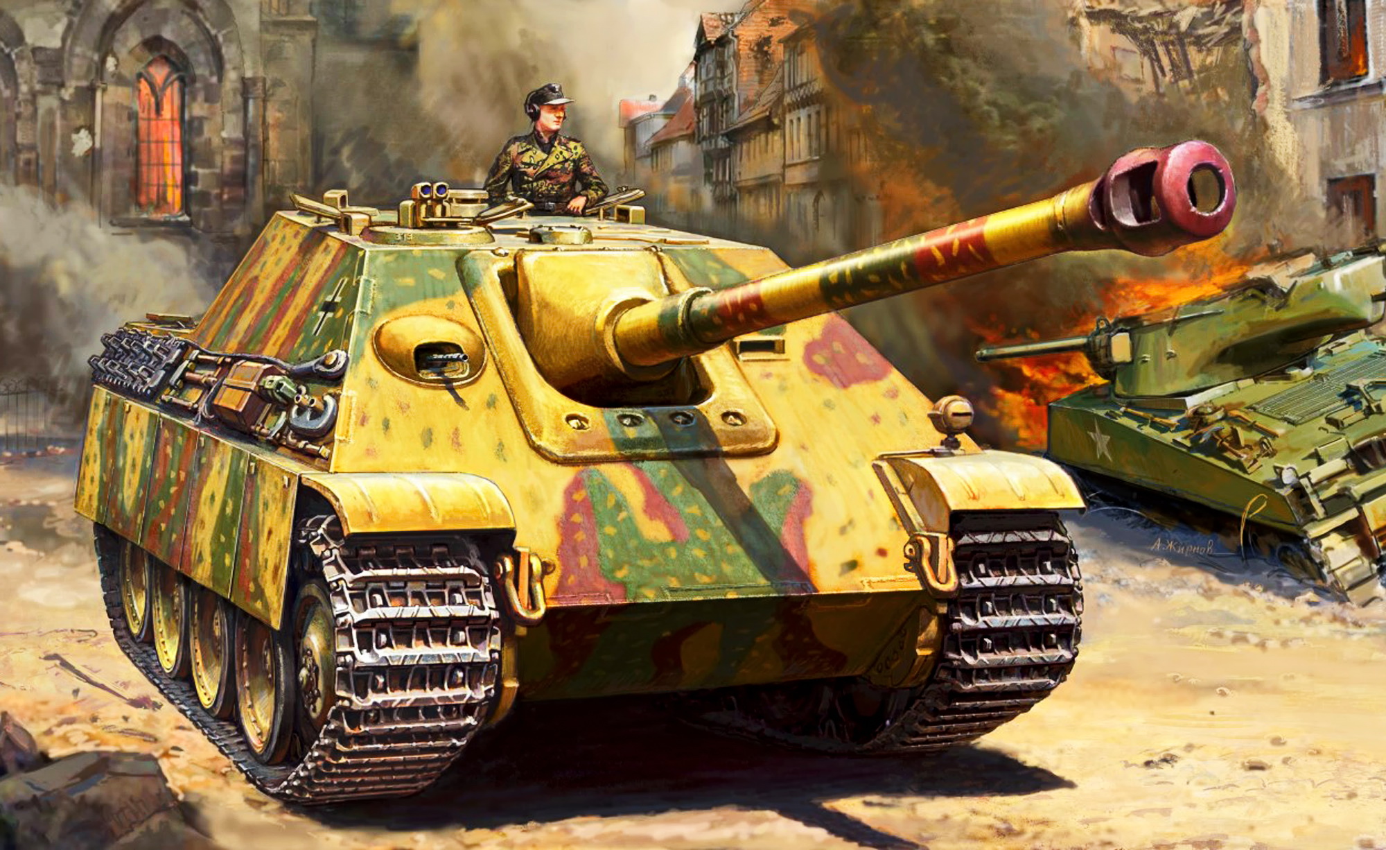 рисунок Jagdpanther (Sd.Kfz.173)