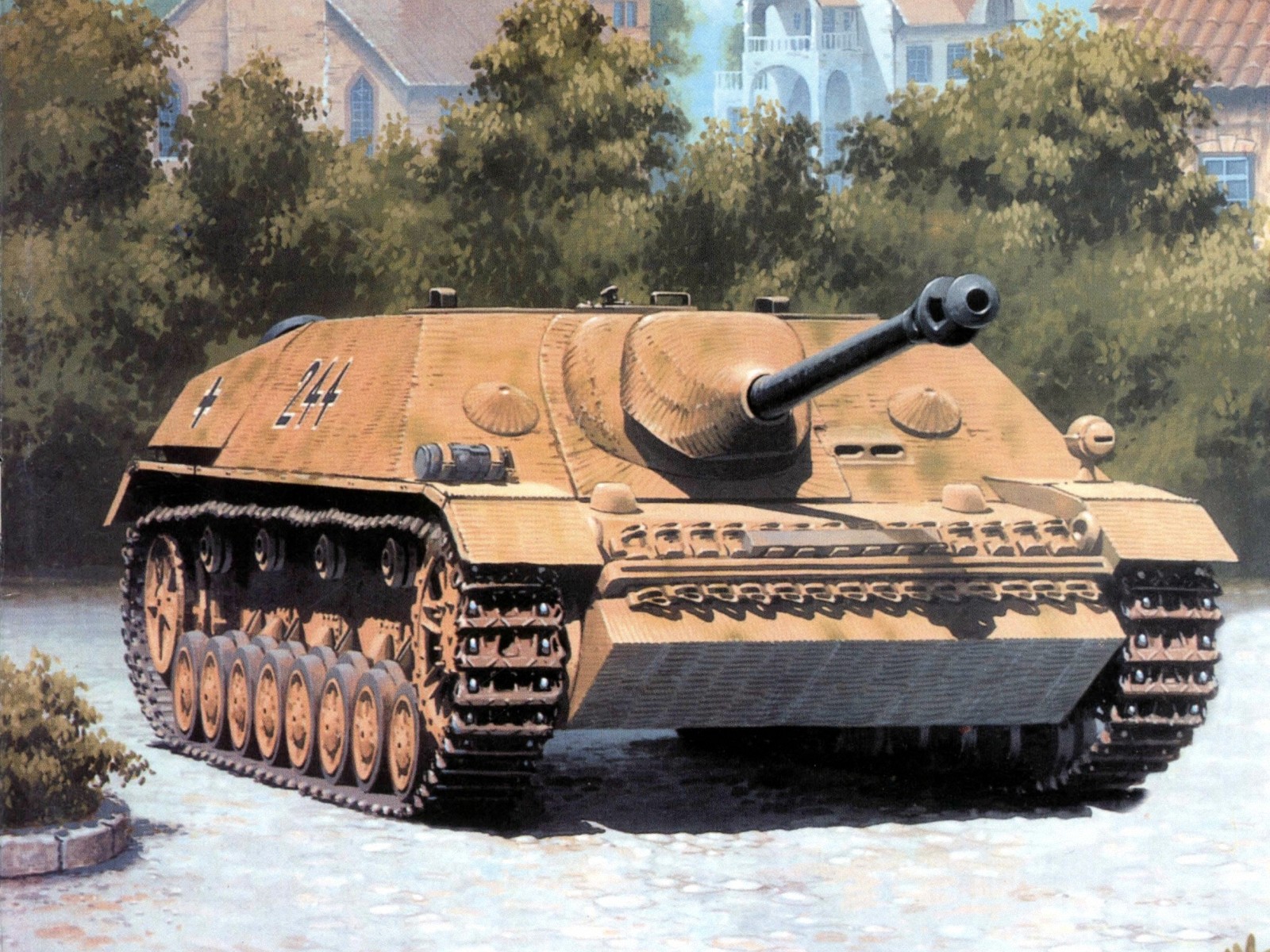 рисунок Jagdpanzer IV