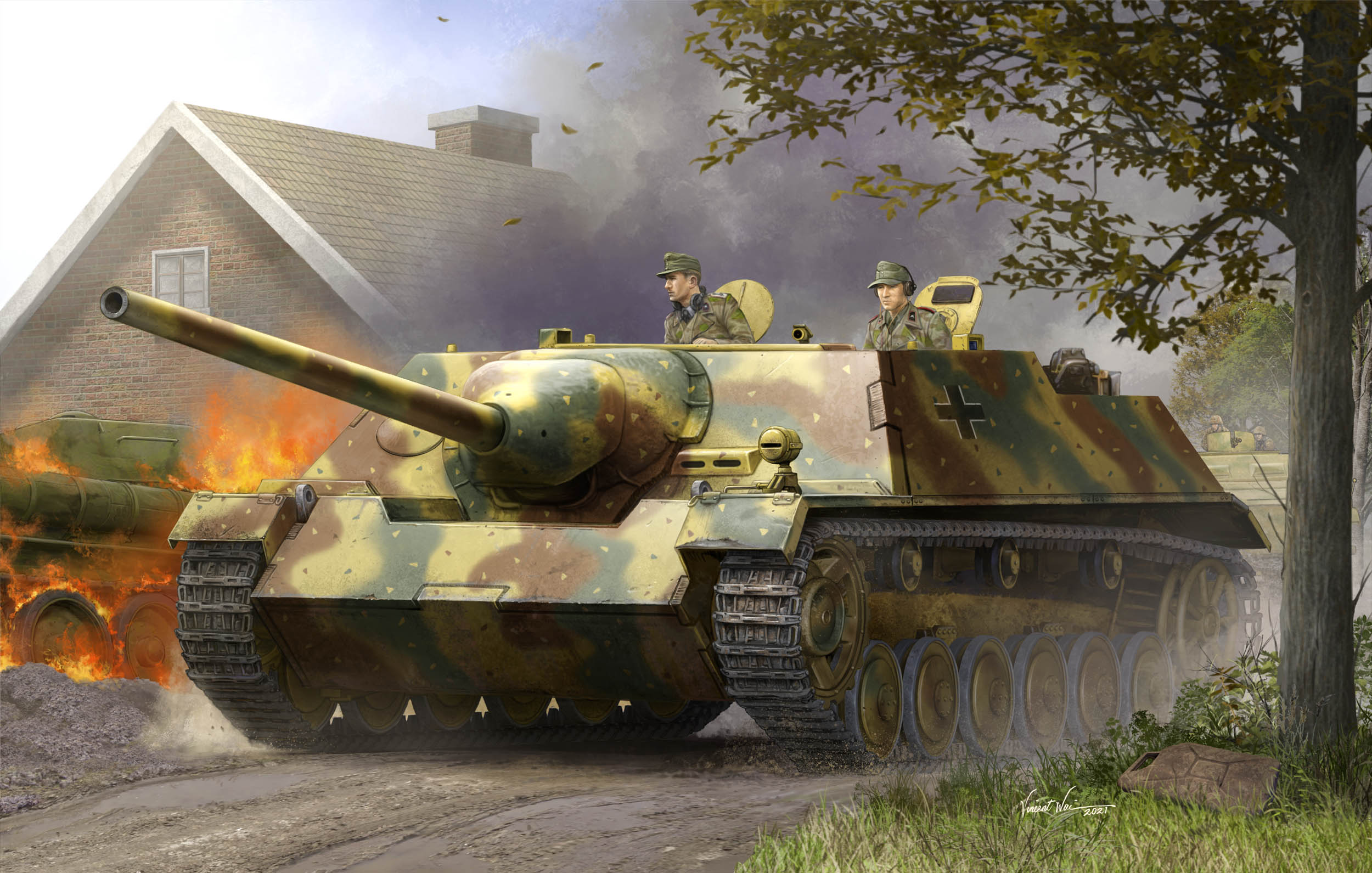 рисунок Jagdpanzer IV