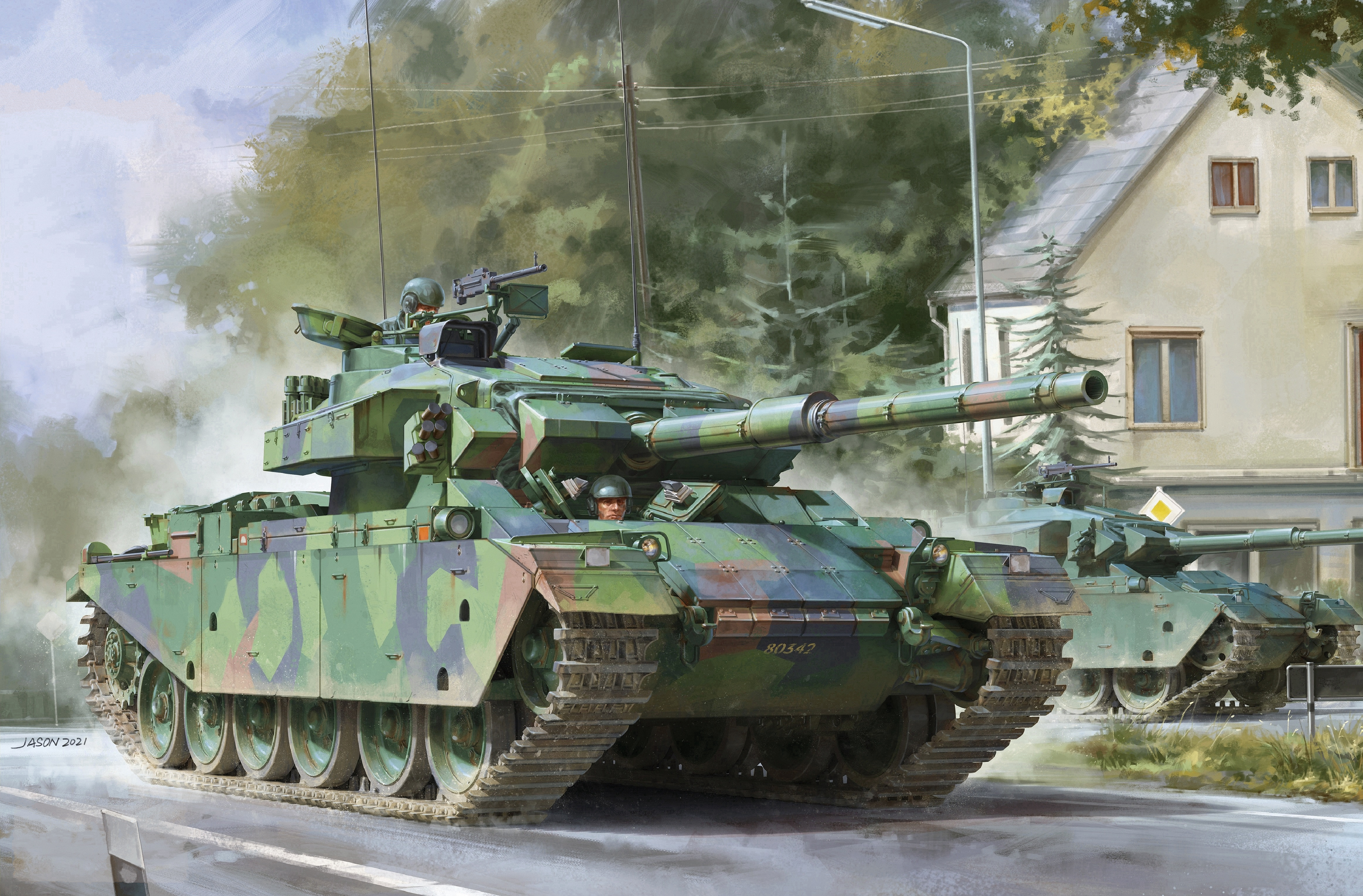 рисунок Swedish Army Strv-104