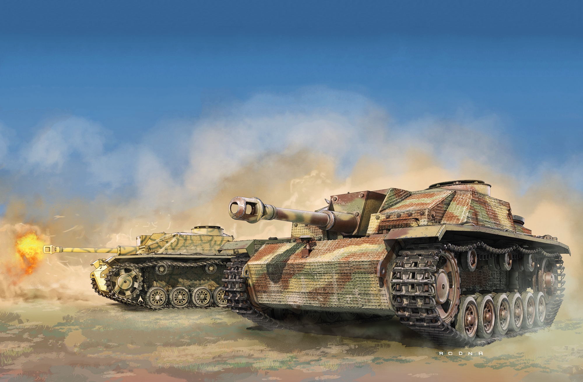 рисунок Sturmgeschutz III Ausf.G/Sturmhaubitze 42