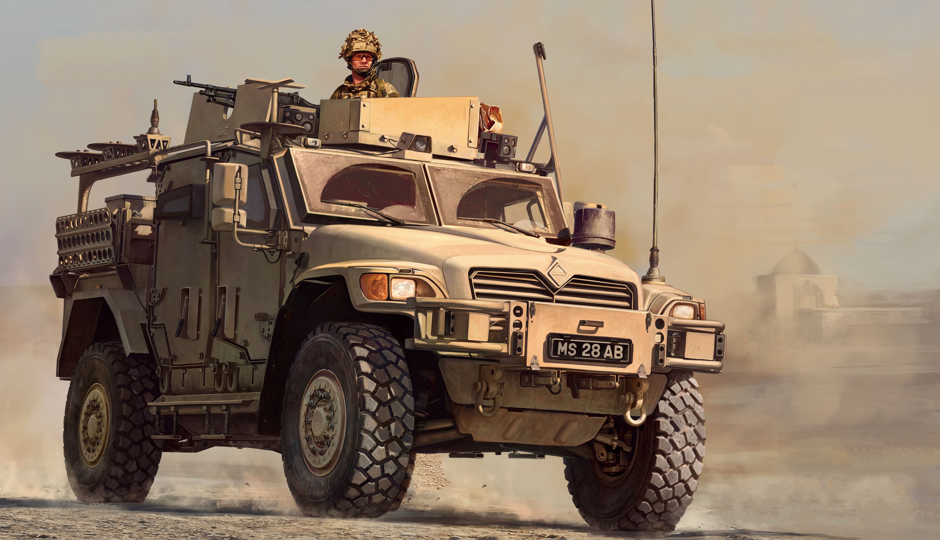 рисунок British Army Husky TSV (Tactical Support Vehicle)