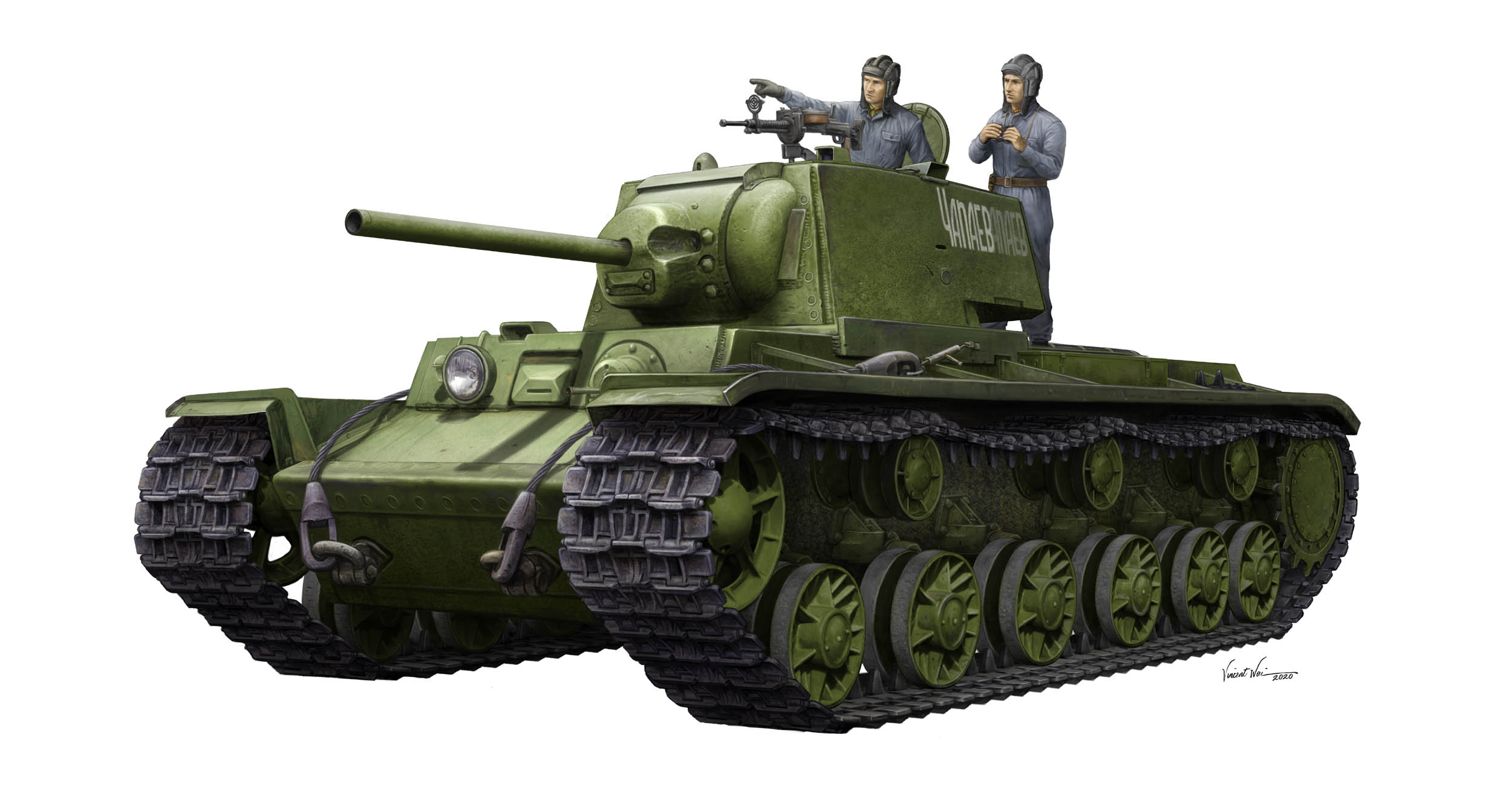 рисунок KV-1 1942 Simplified Turret