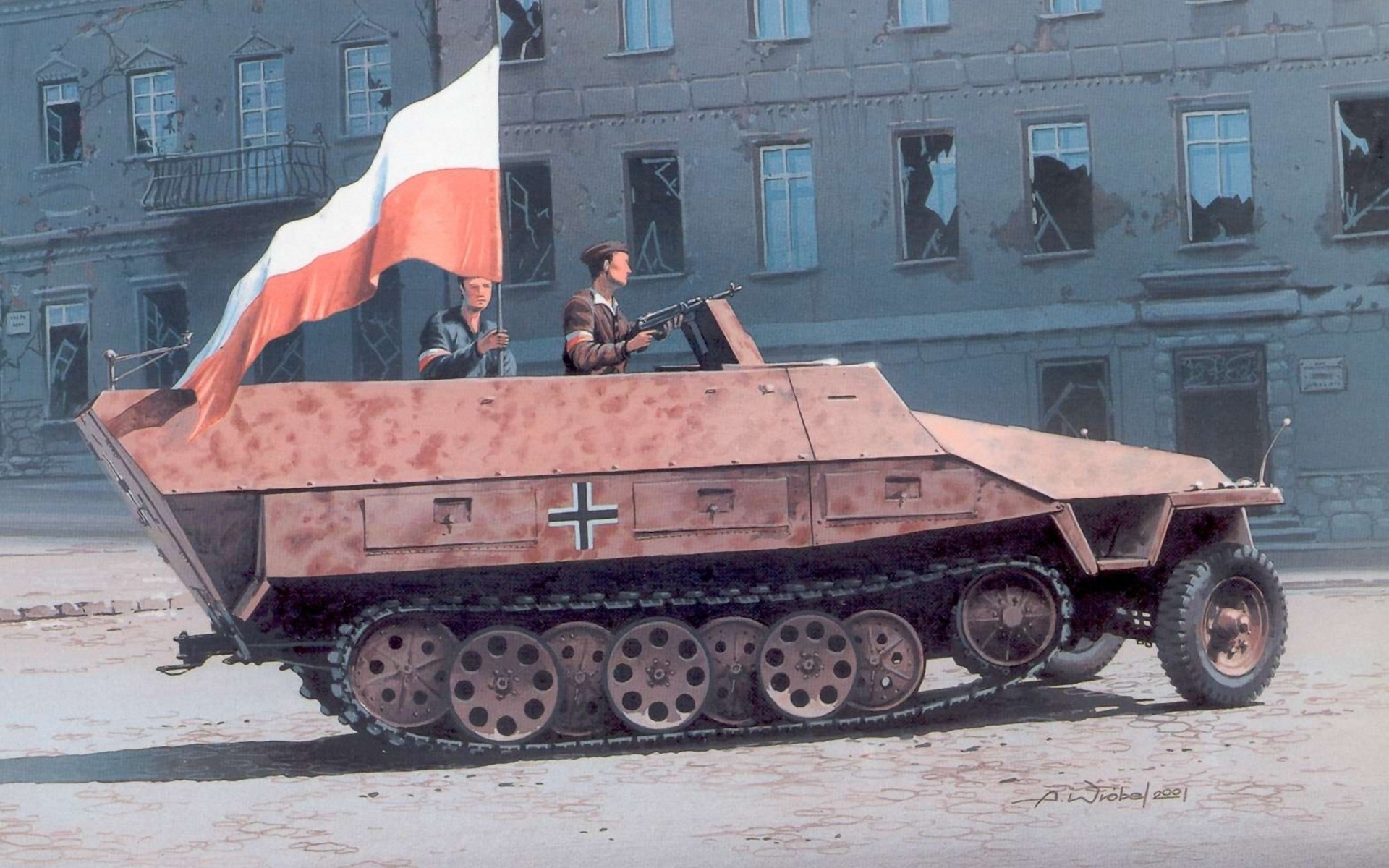 рисунок Sd.Kfz. 251 Ausf. D