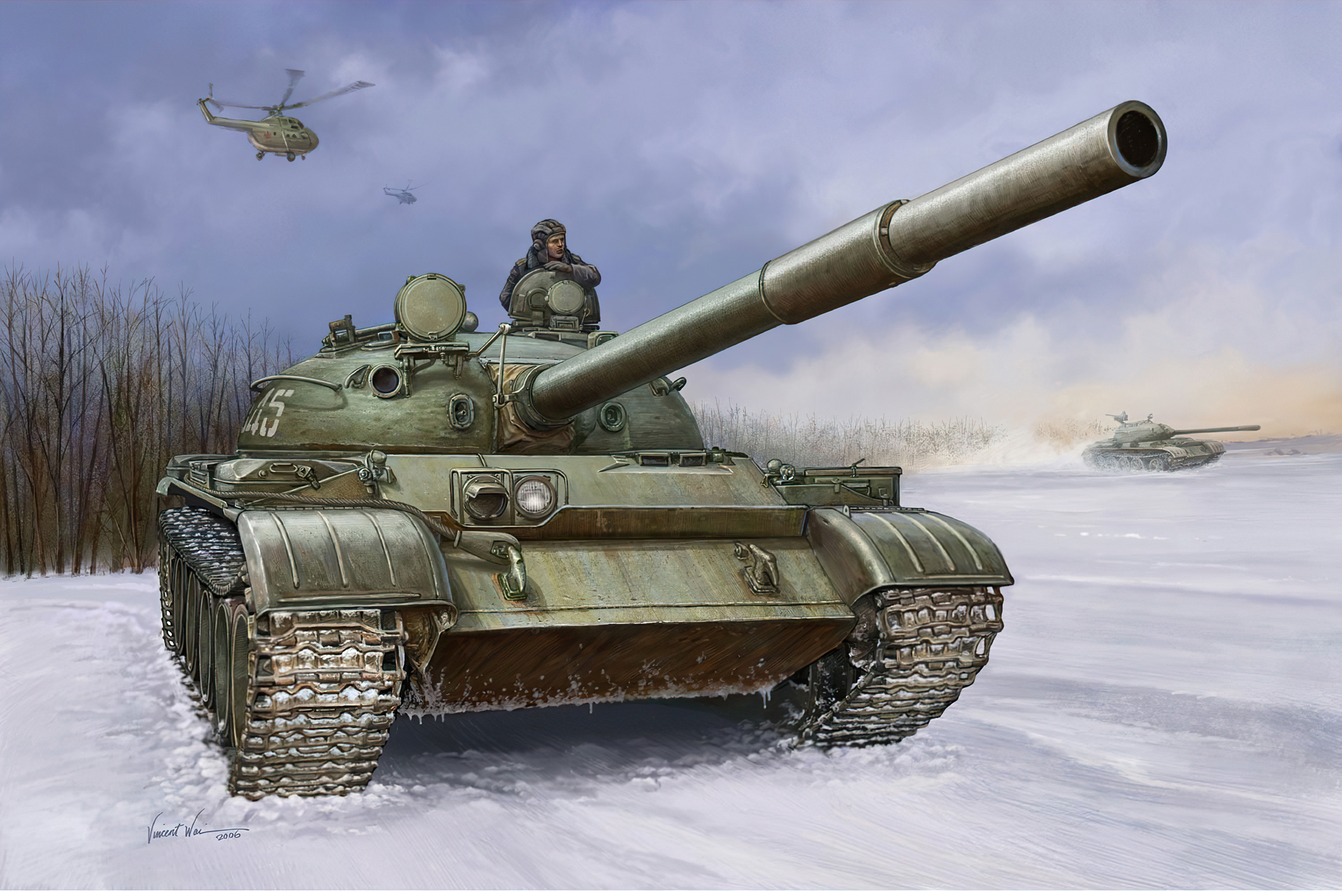 рисунок T-62 mod. 1960