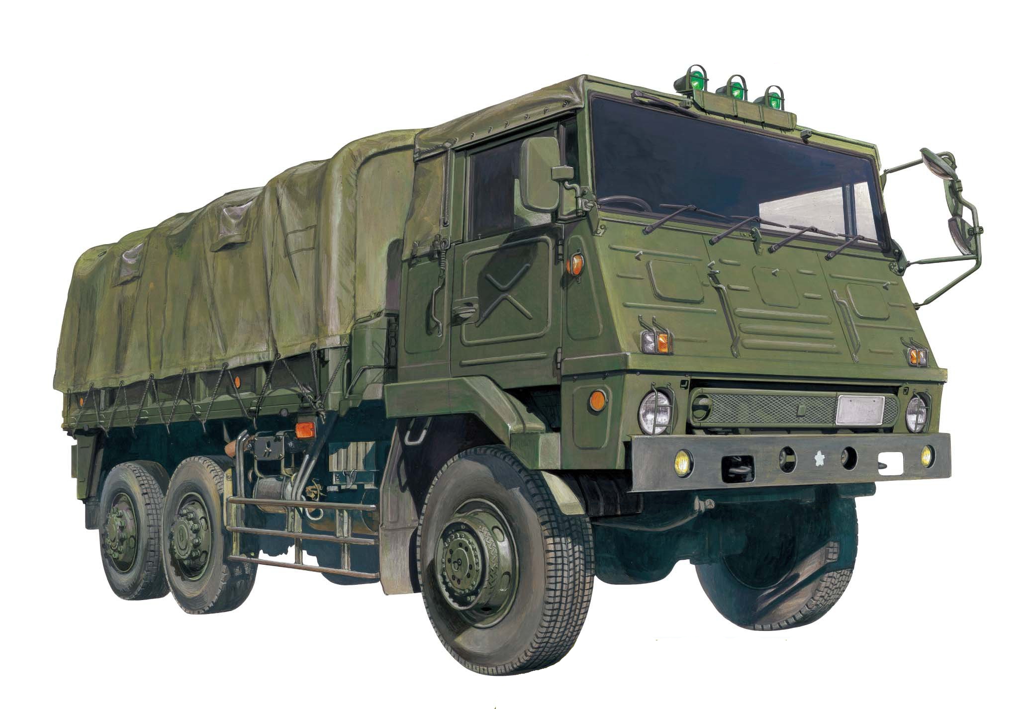 рисунок JGSDF Type 73 Truck