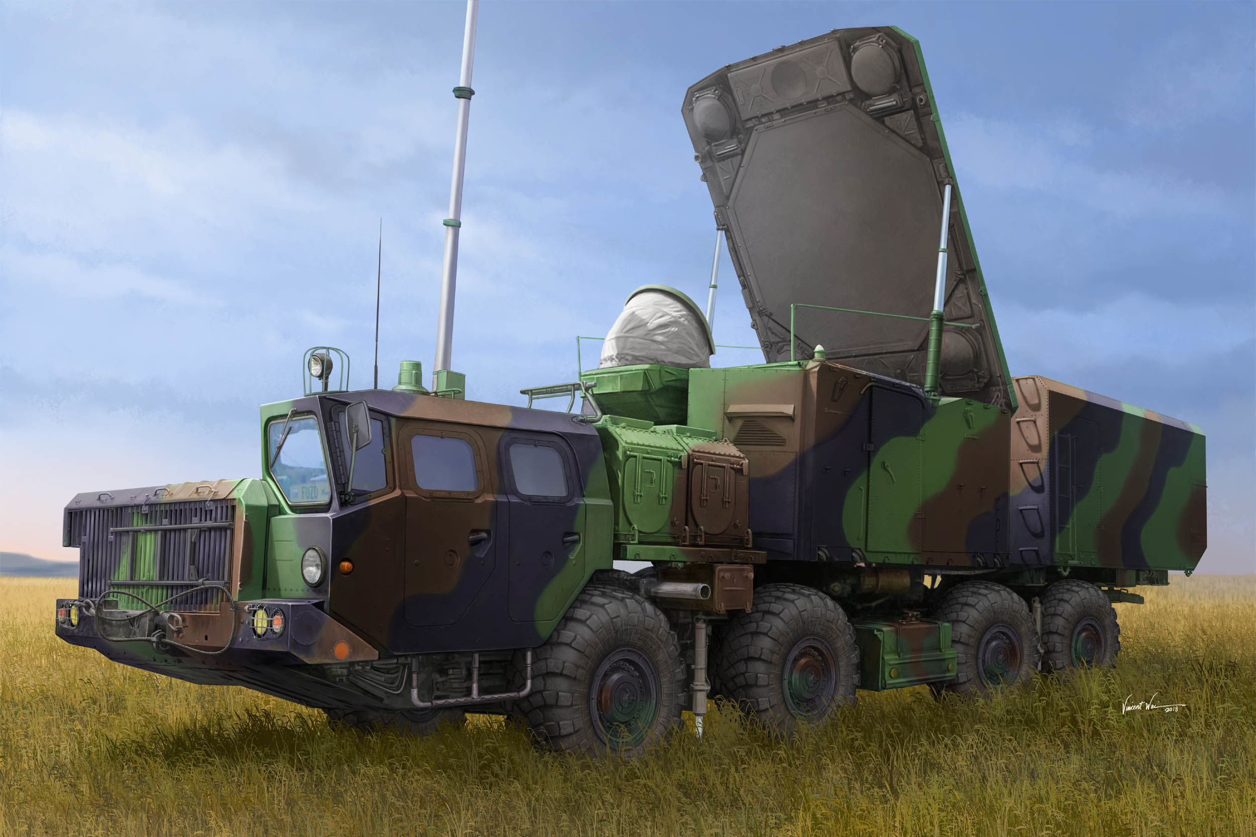 рисунок Russian 30N6E Flaplid Radar System