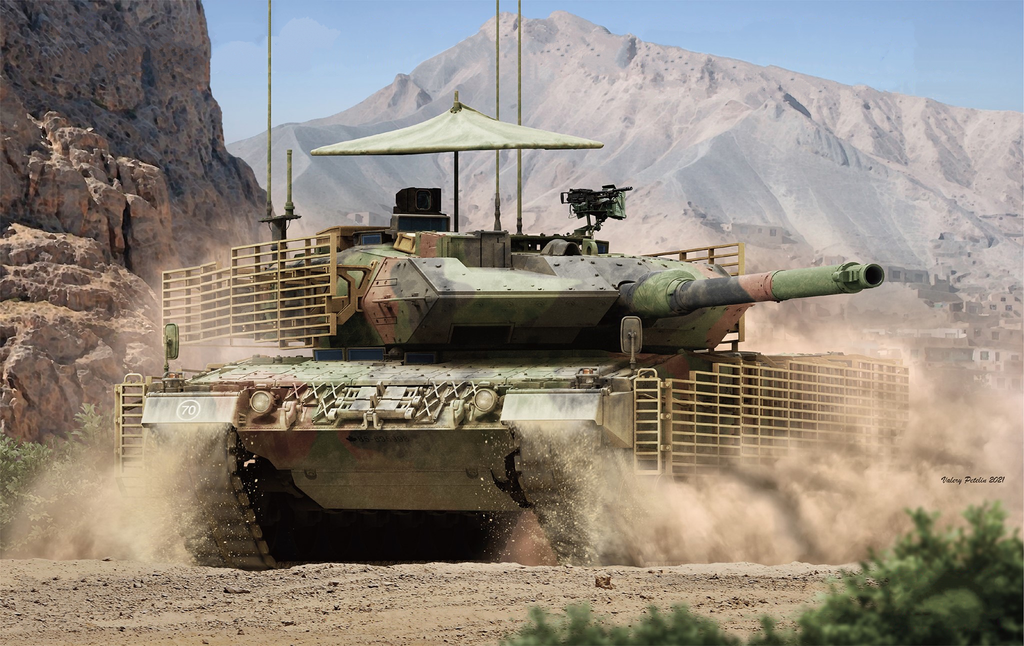 рисунок Canadian Leopard 2A6M CAN