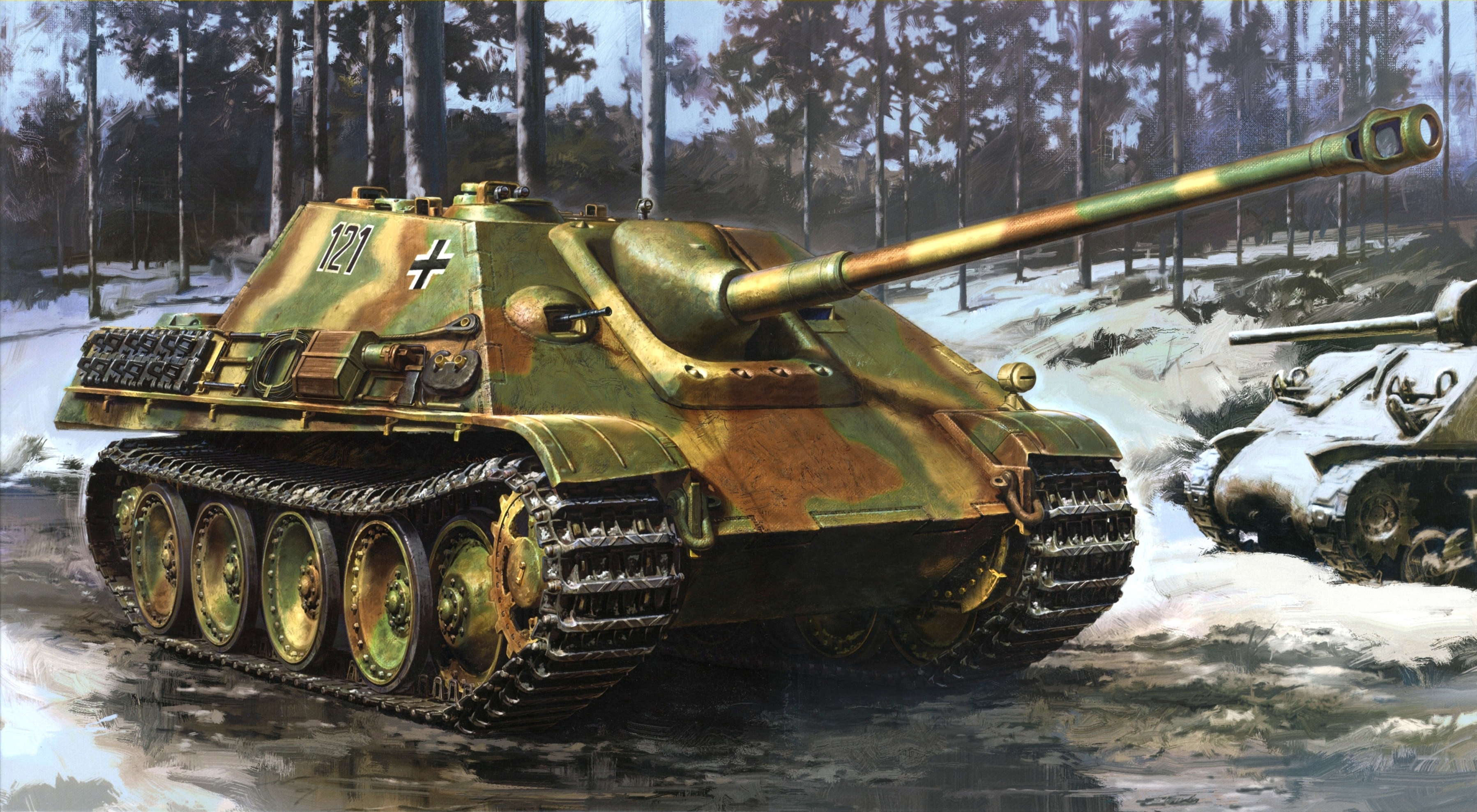 рисунок Sd.Kfz. 173 Jagdpanther