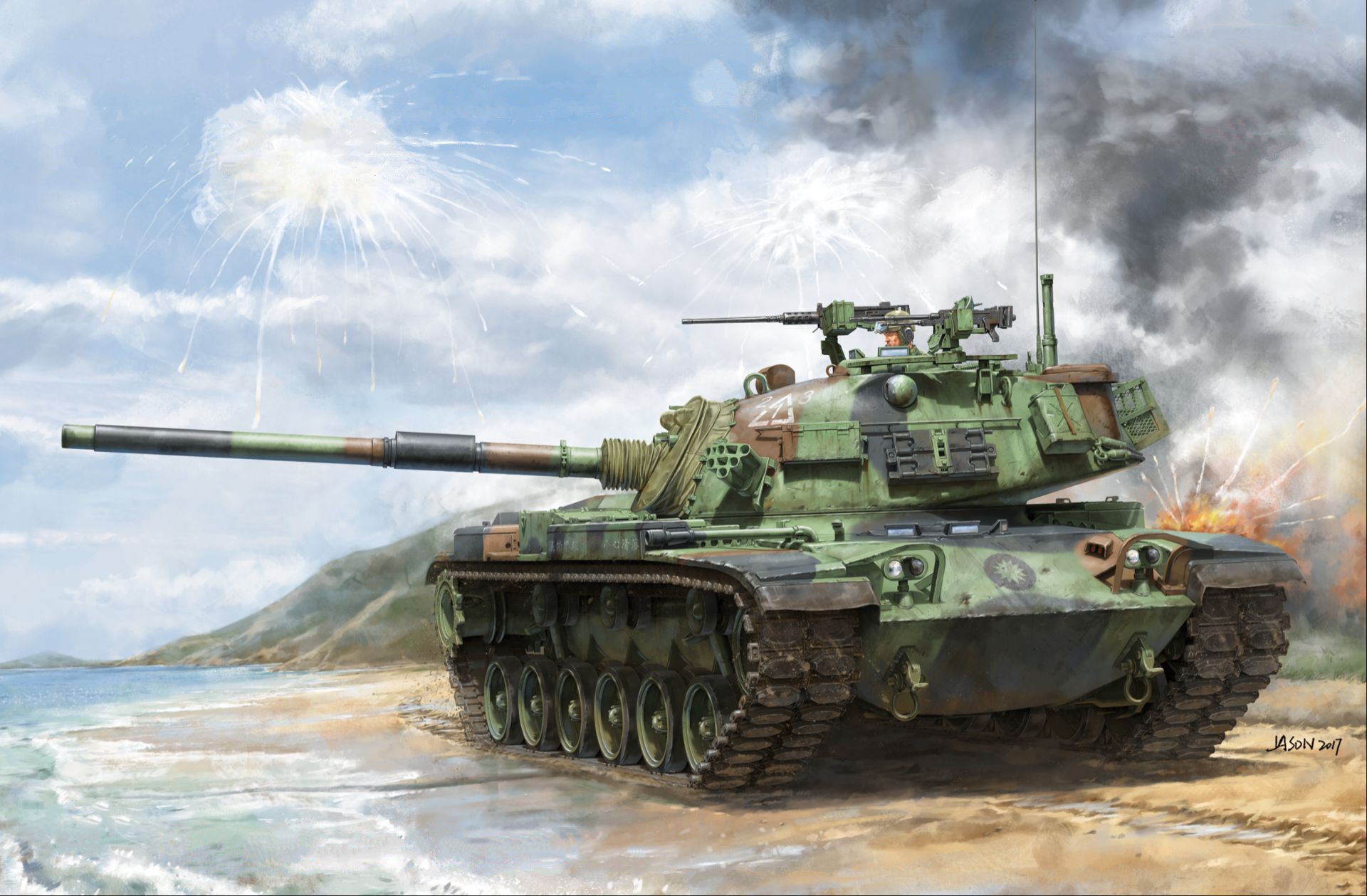 рисунок CM-11 (M-48H) Brave Tiger