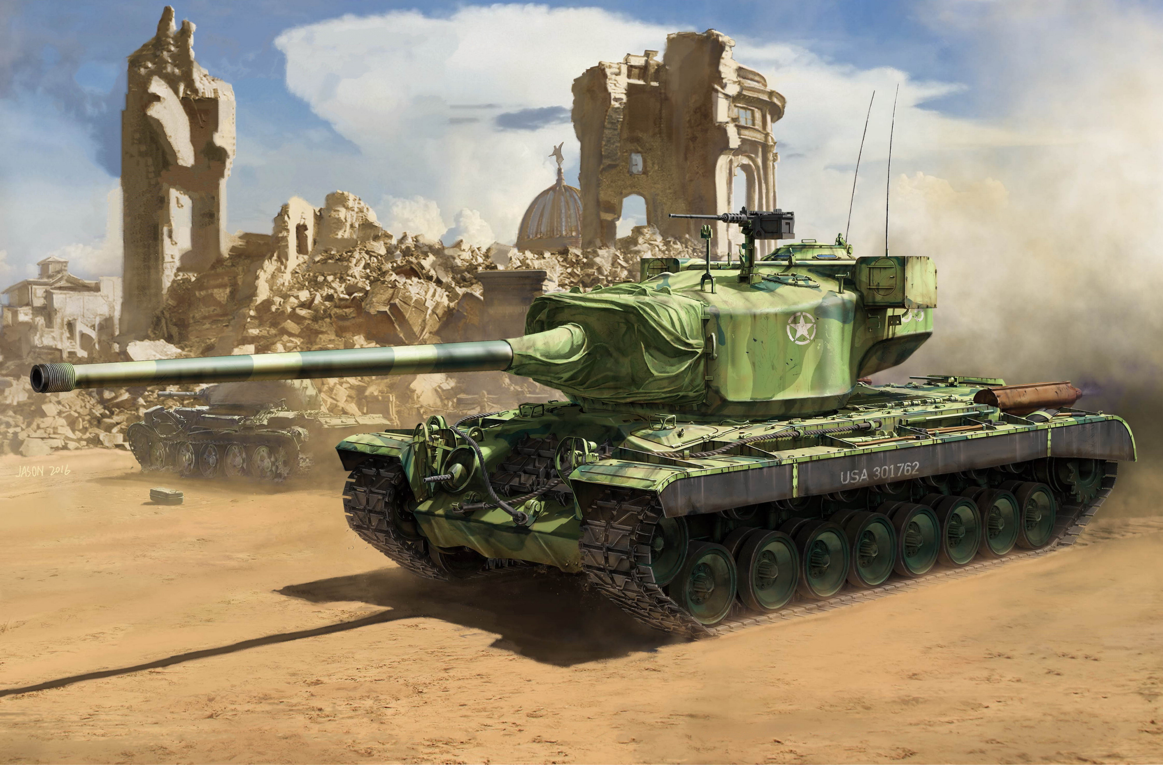 рисунок T29E3 US Heavy Tank