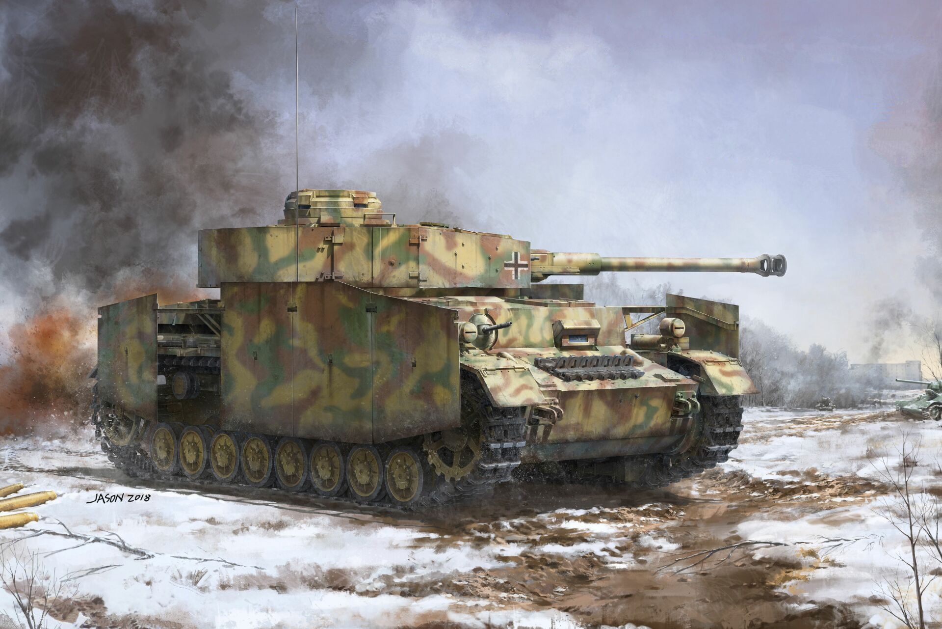 рисунок Pz.Kpfw.IV Ausf.G Mid/Late