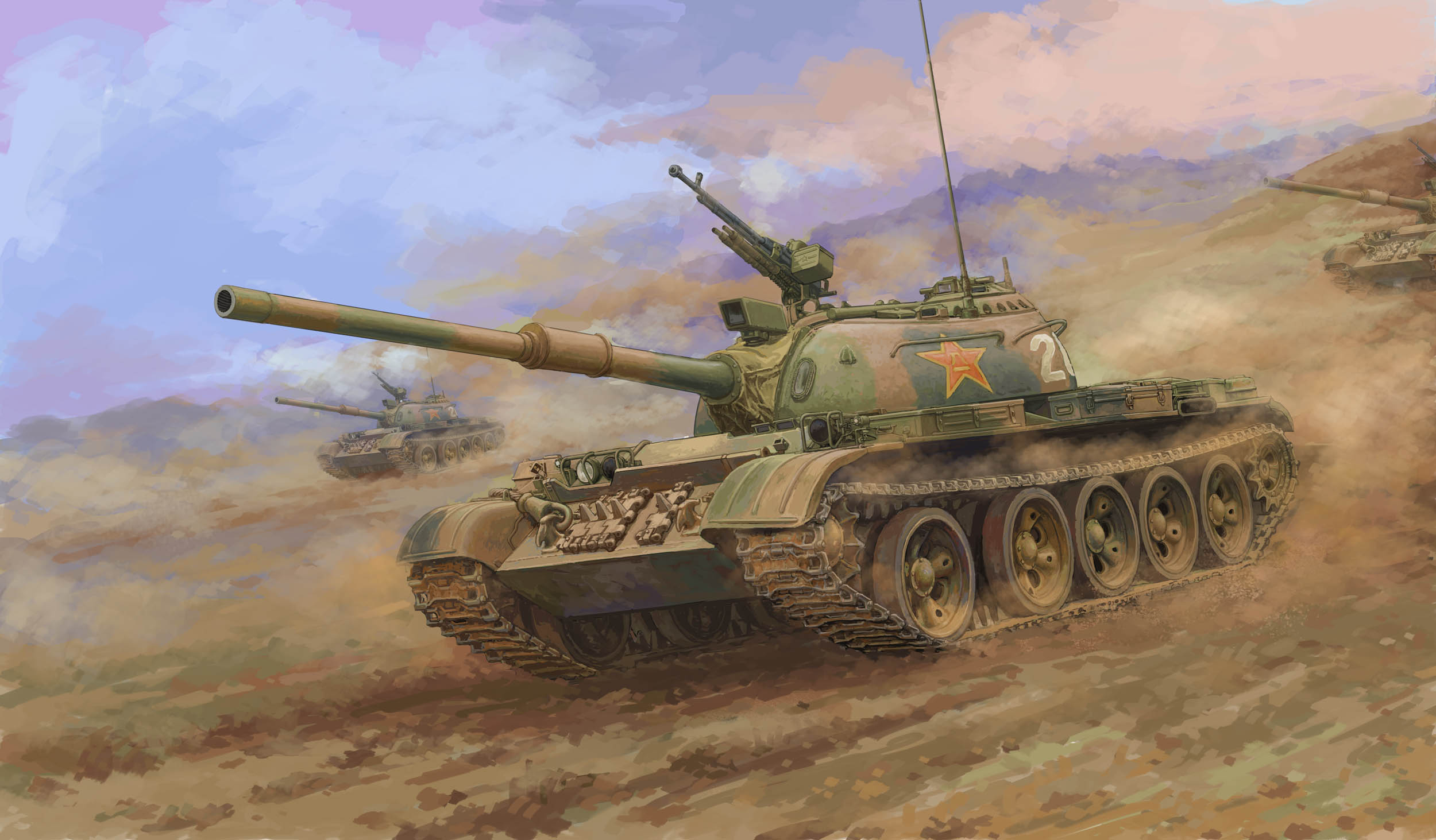 рисунок PLA Type 59-II Medium Tank